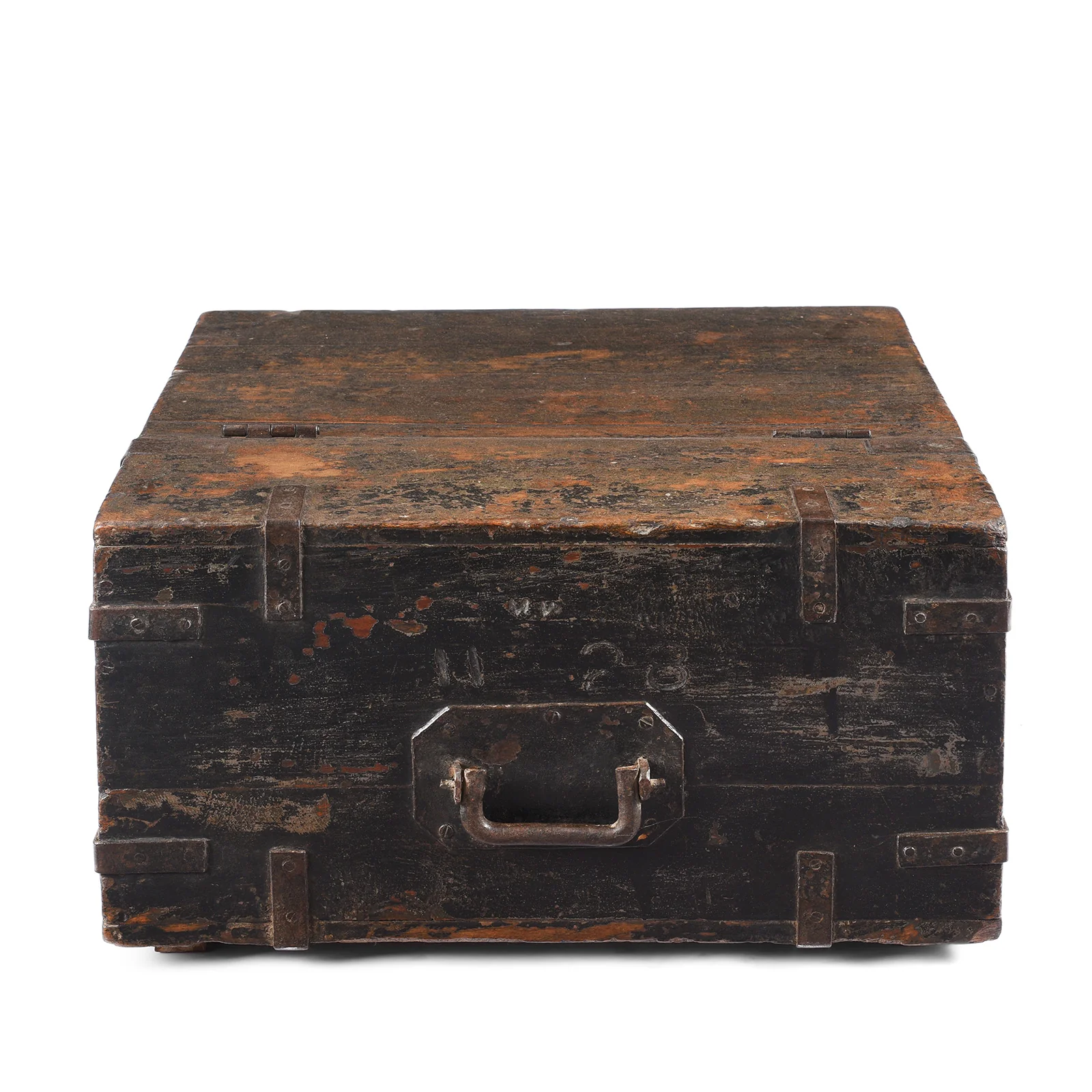 Iron Bound Teak Ammunition 'Limber' Chest - Late 19th Century - Image 9