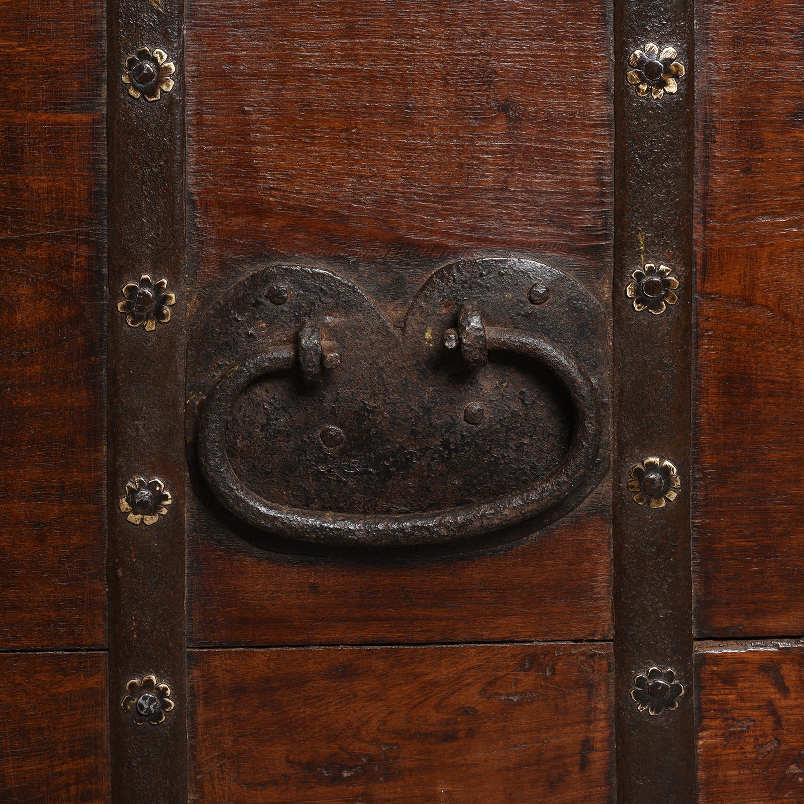 Iron Bound Teak Chest - 19th Century - Image 11