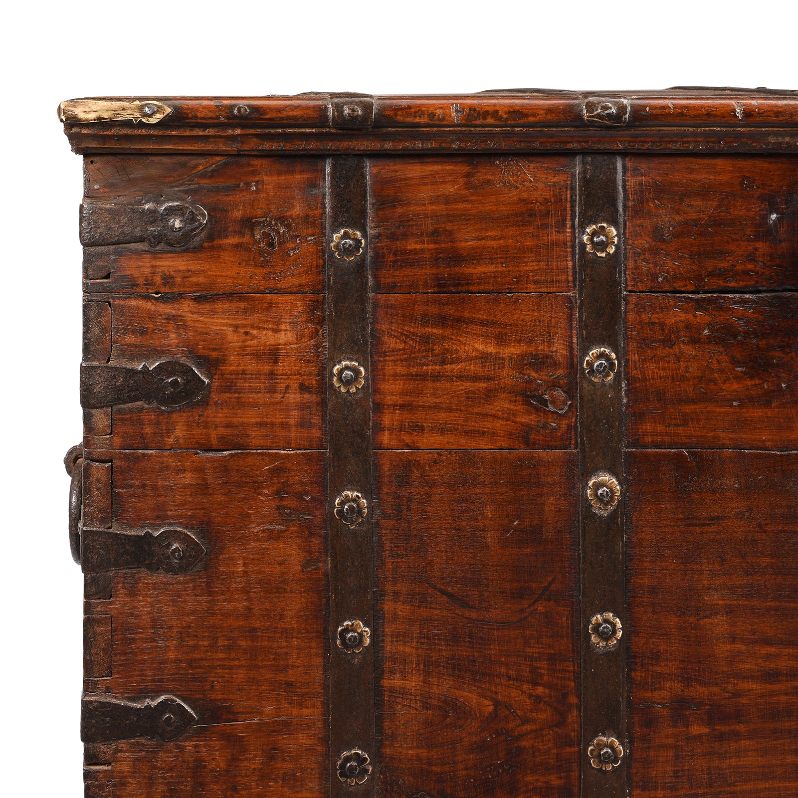Iron Bound Teak Chest - 19th Century - Image 2