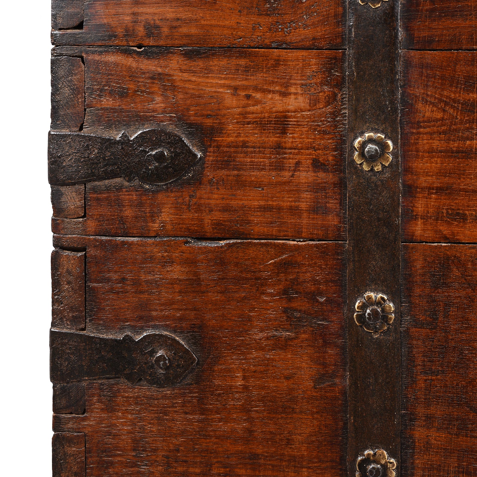 Iron Bound Teak Chest - 19th Century - Image 8