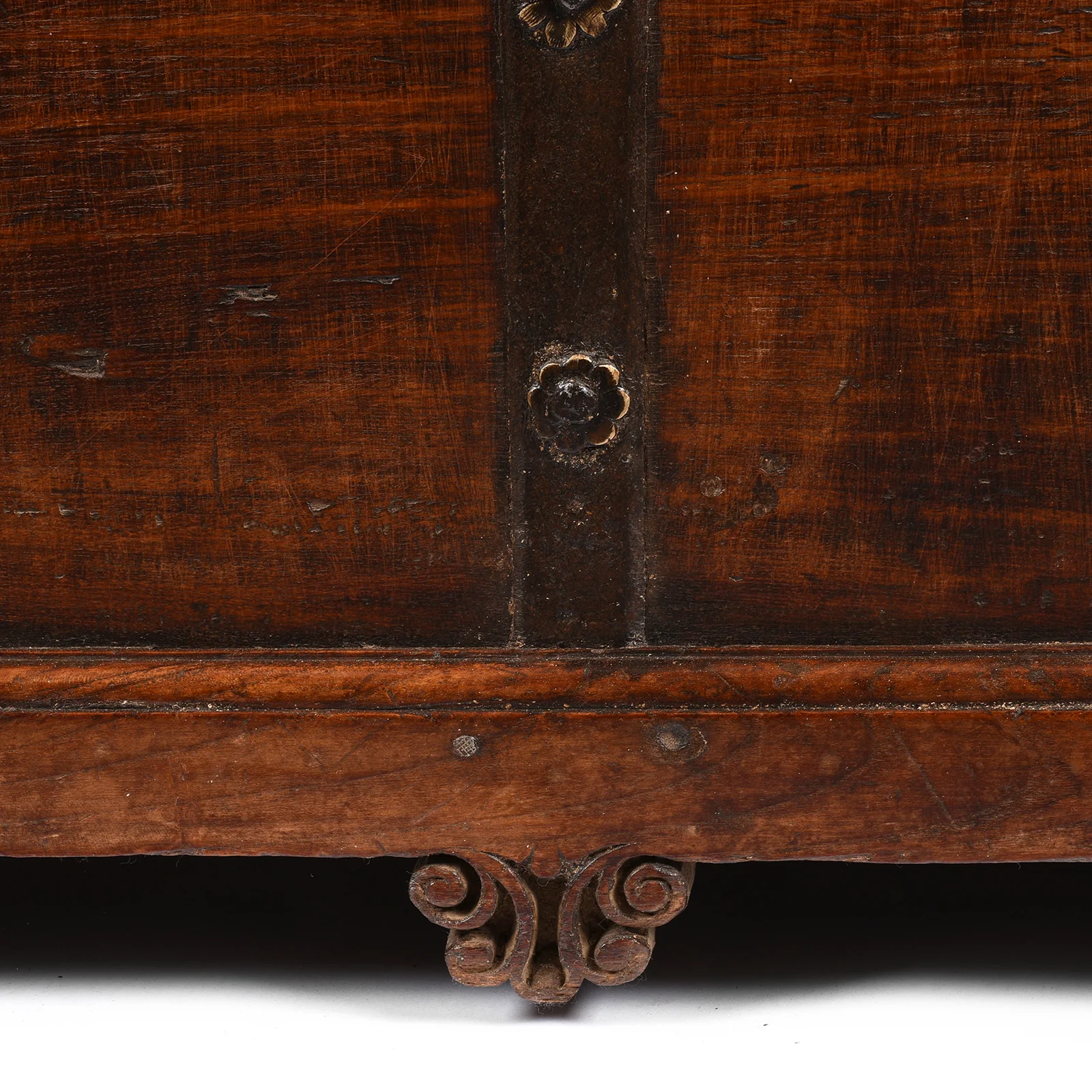 Iron Bound Teak Chest - 19th Century - Image 9