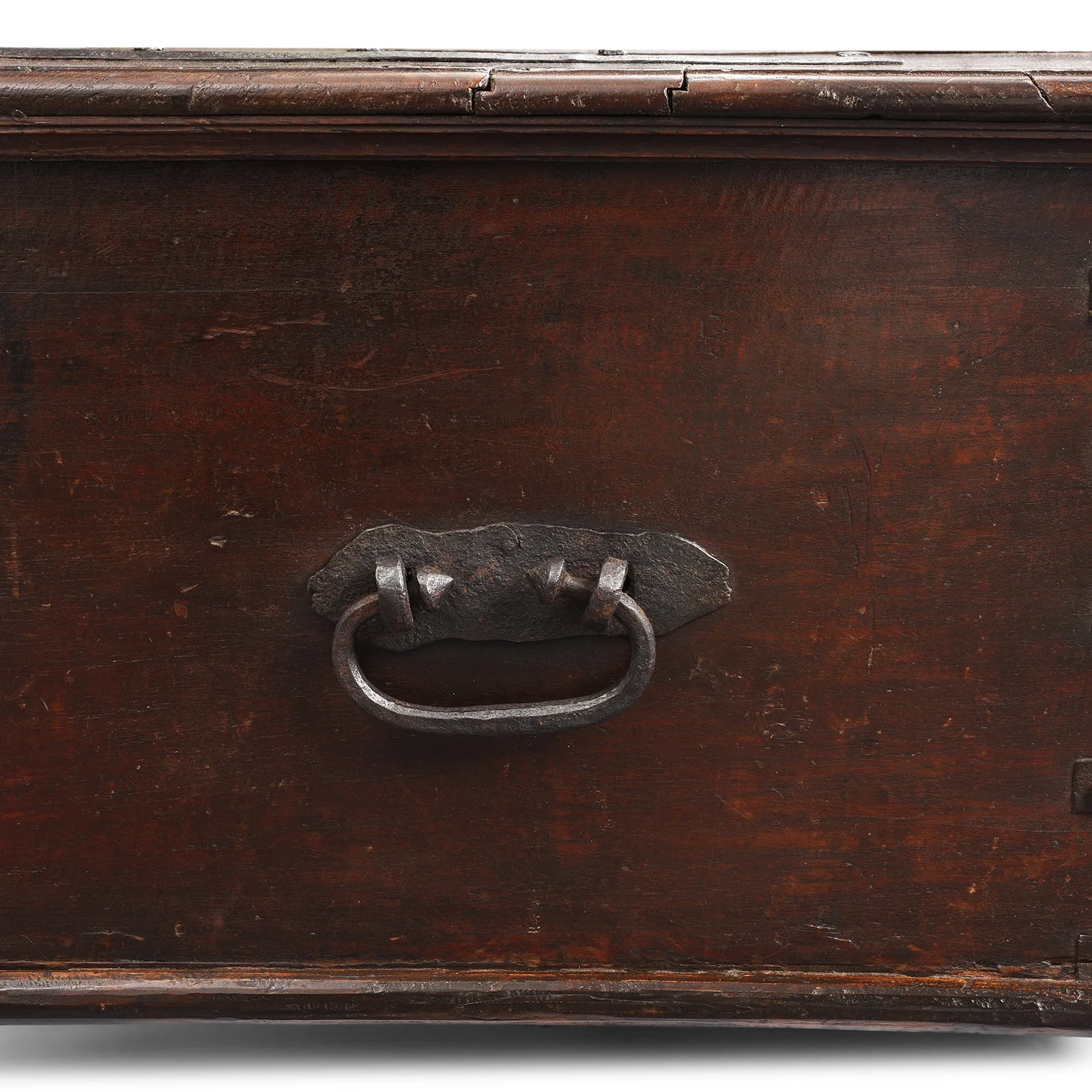Iron Bound Teak Chest From Gujarat - Early 19th Century - Image 9