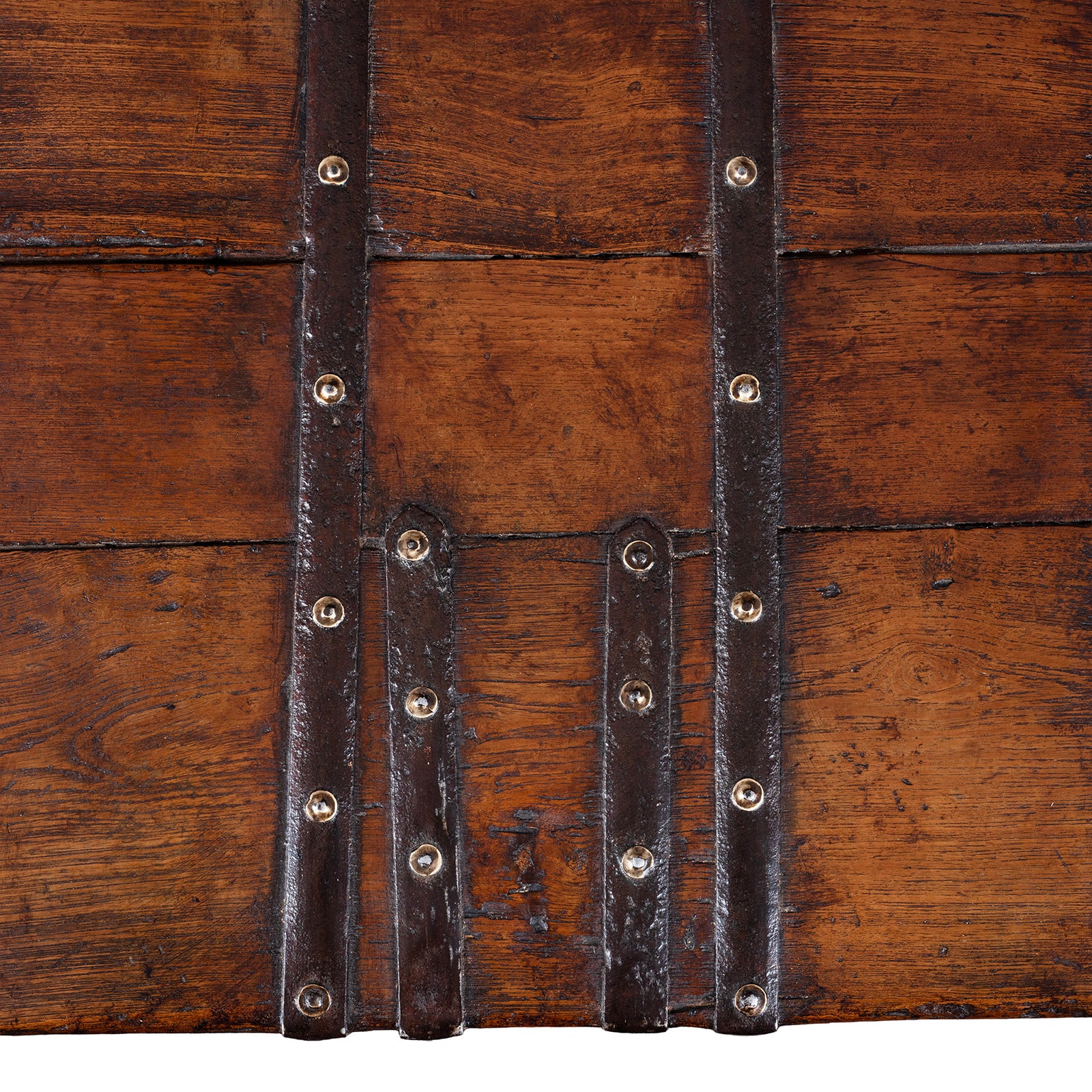 Iron Bound Coffee Table Chest From Gujarat - 19th Century - Image 8