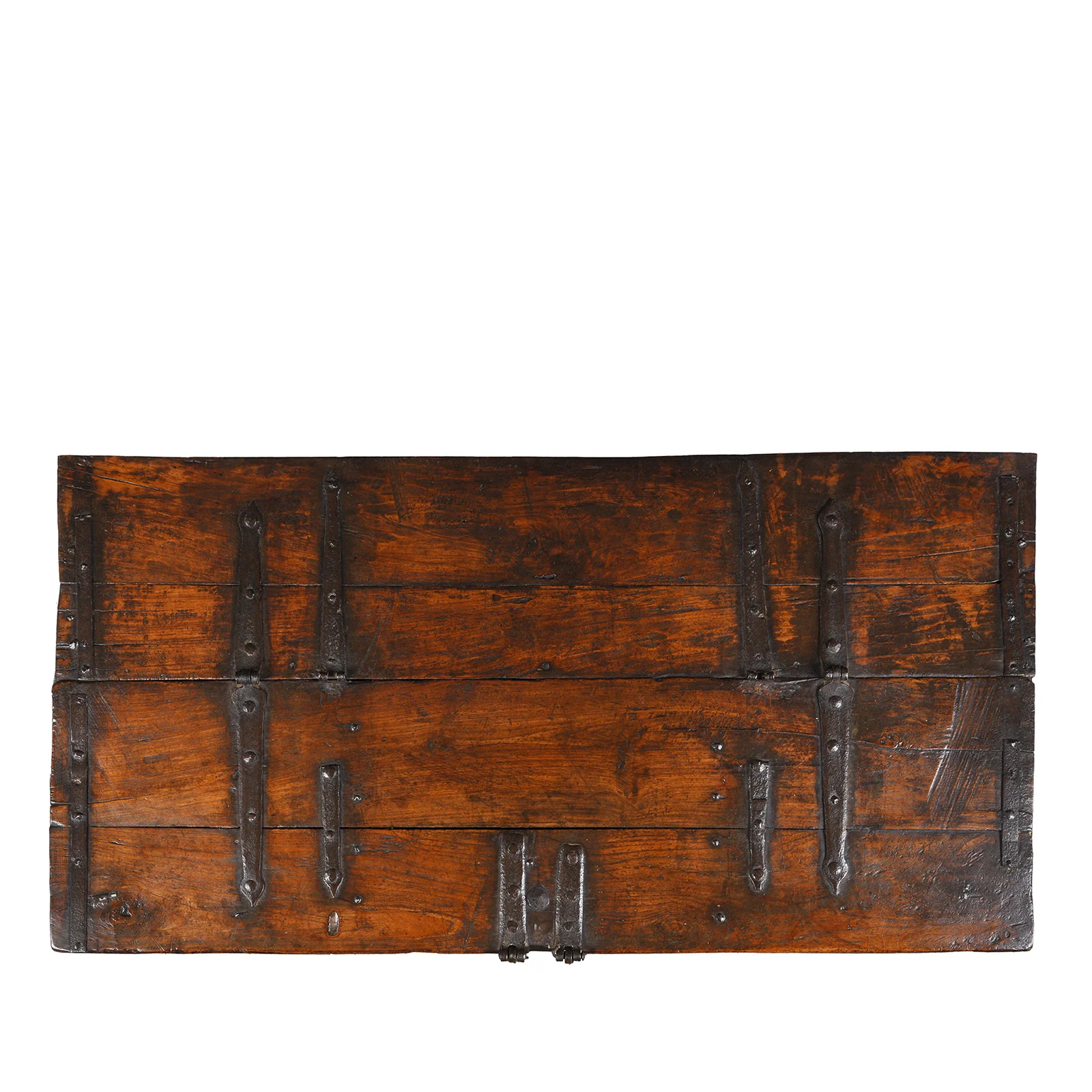 Iron Bound Teak Dowry Chest From Kutch - 18th Century - Image 6