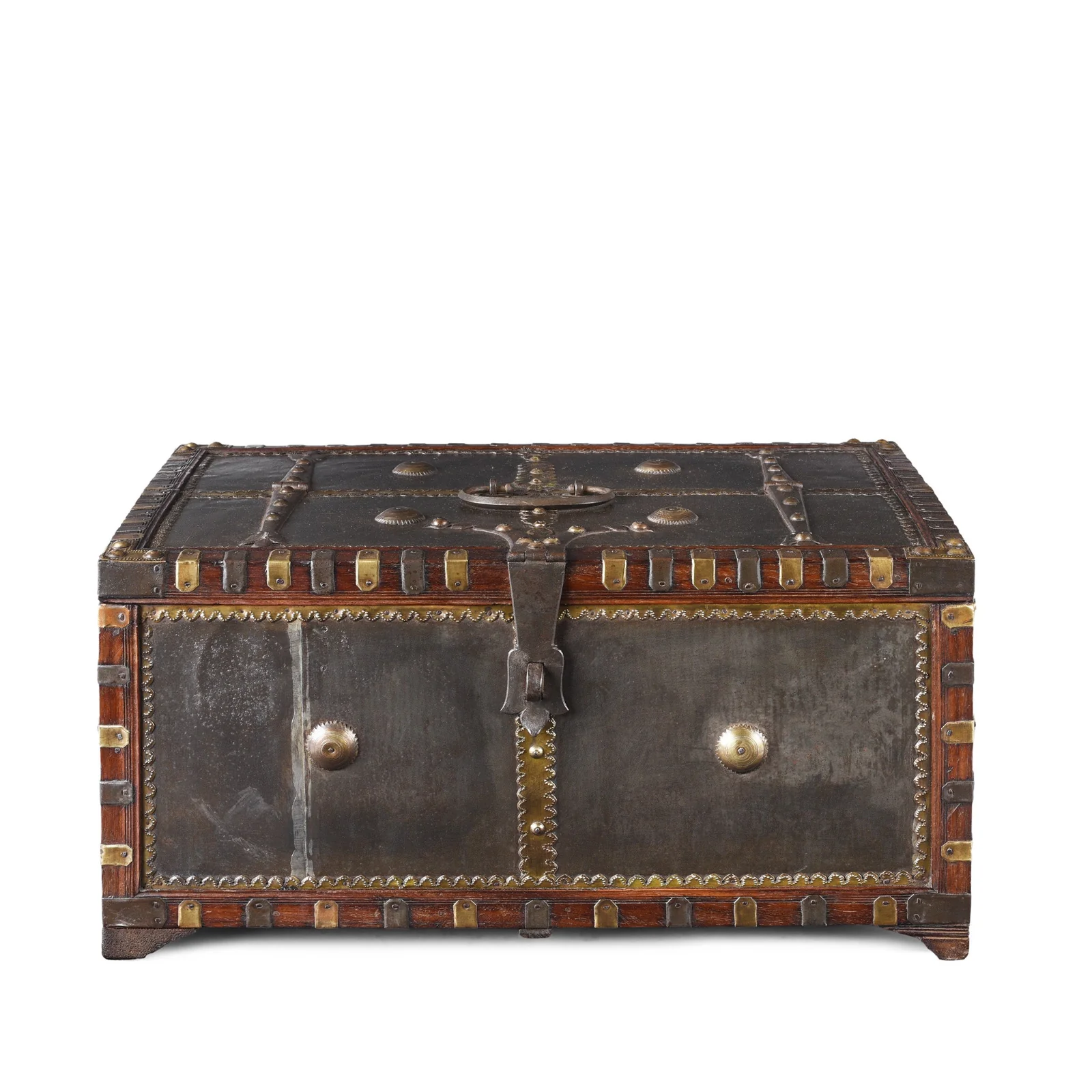Iron Clad Merchants Box From Shekhawati - 19th Century - Image 2