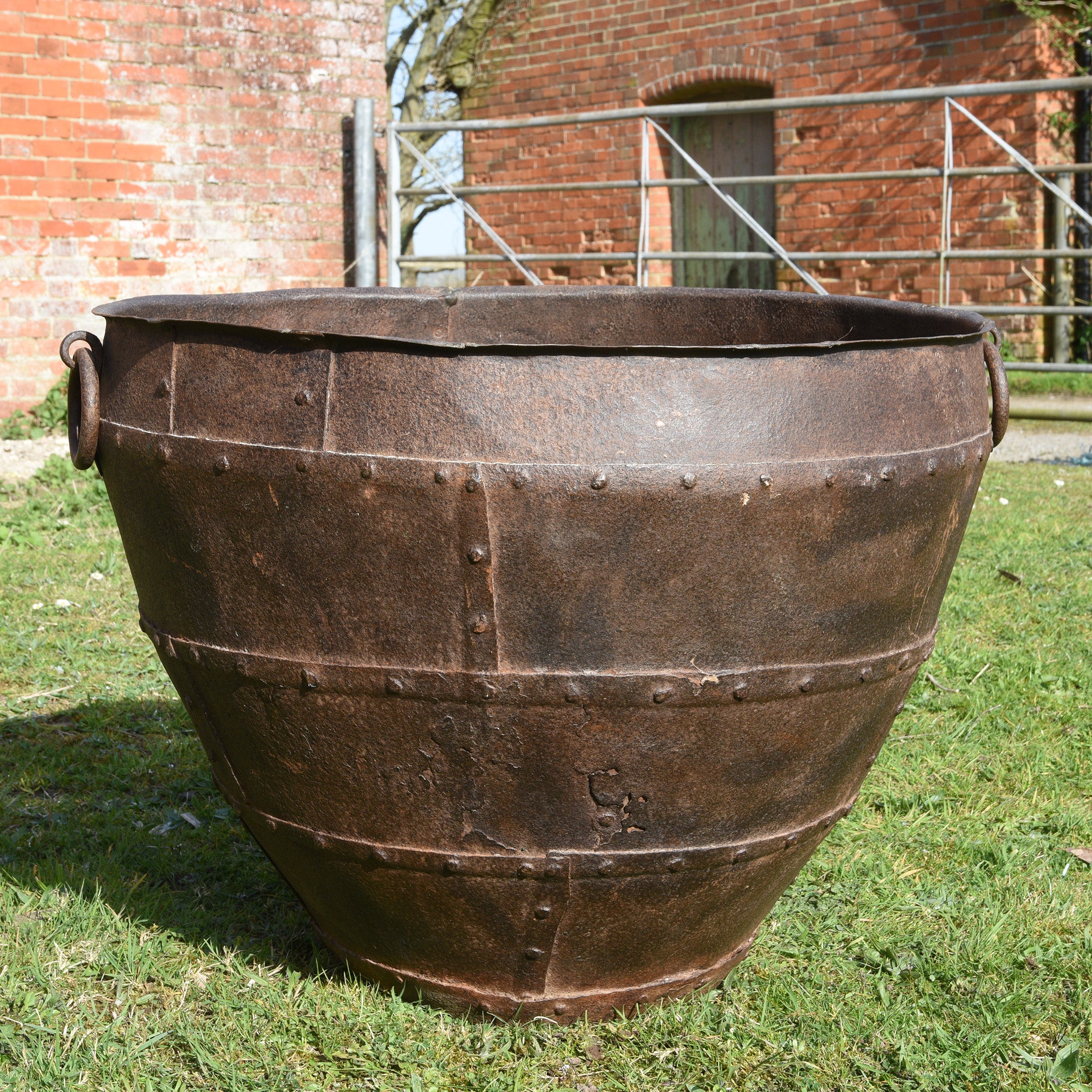 Iron Indian Planter From Rajasthan - 19thC - Image 4