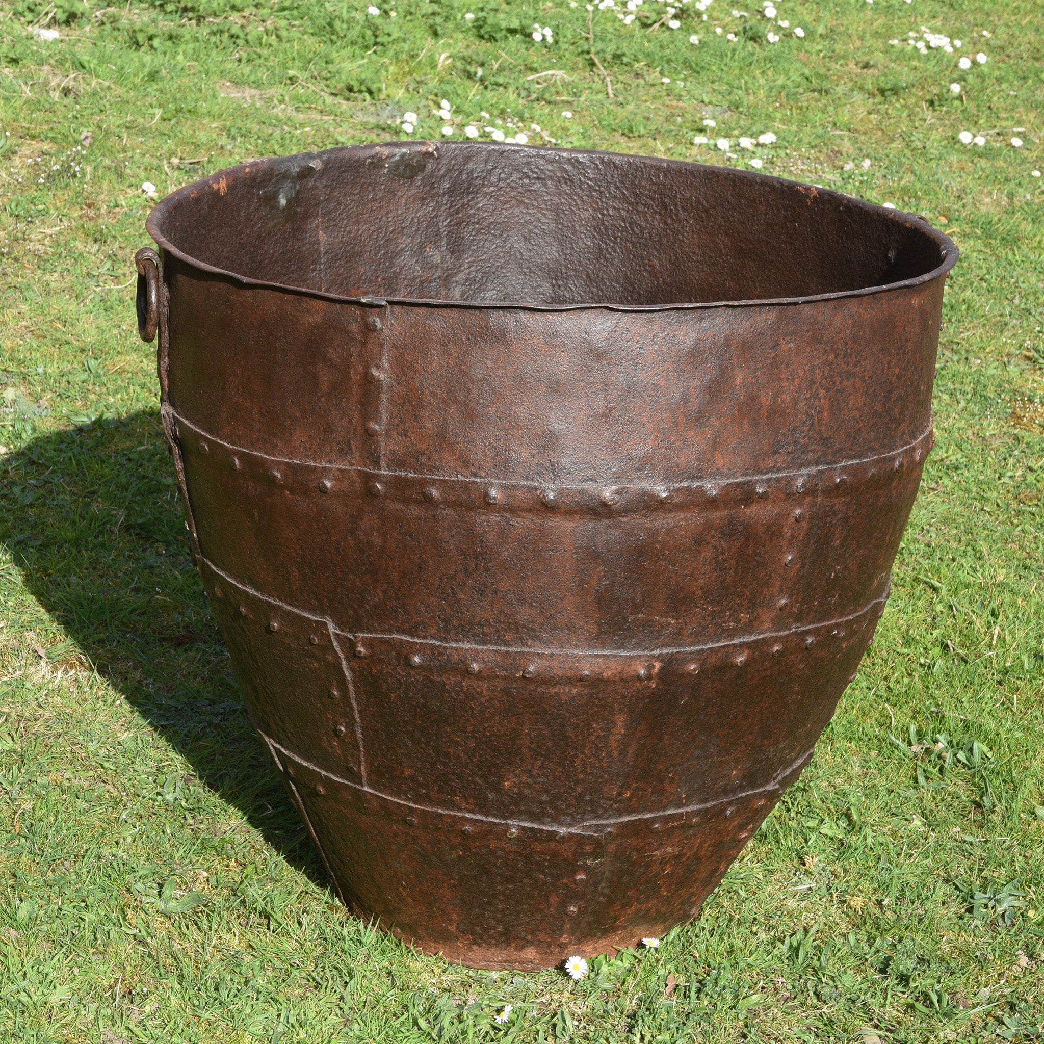 Iron Indian Planter From Rajasthan - 19thC