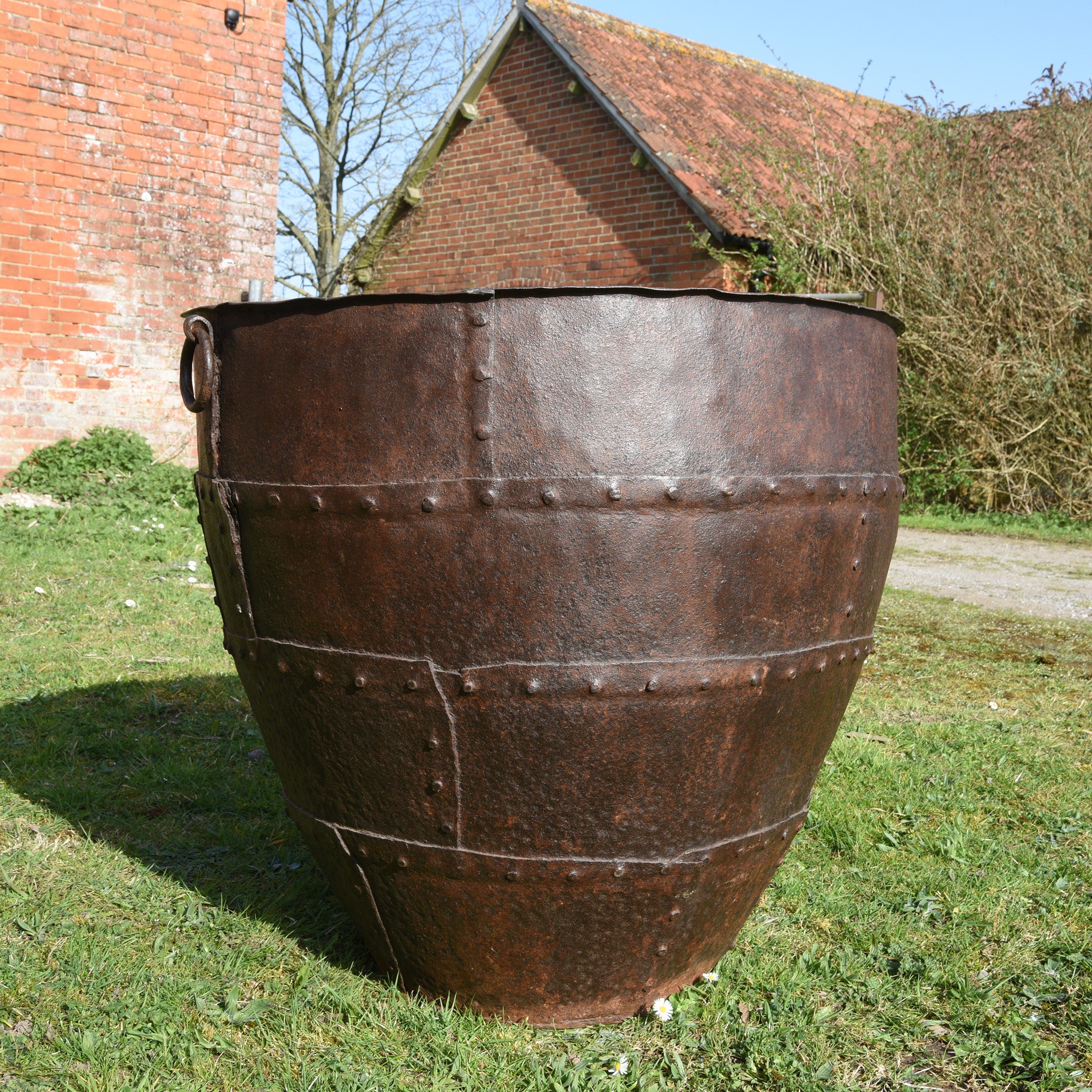 Iron Indian Planter From Rajasthan - 19thC - Image 4