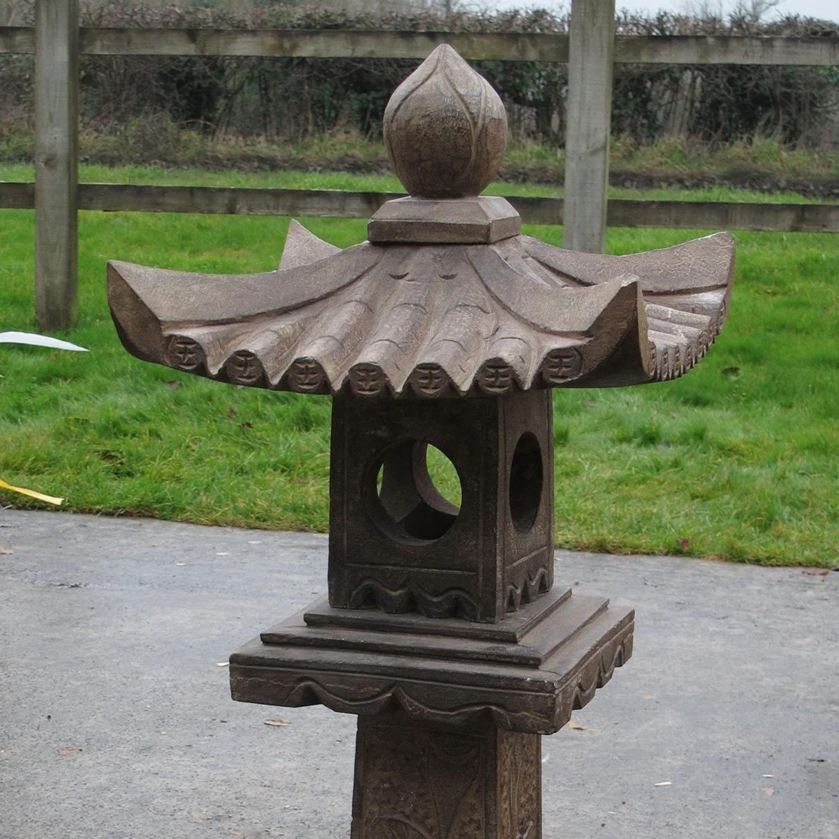 Ishi Doro - Japanese Stone Snow Lantern - Image 6