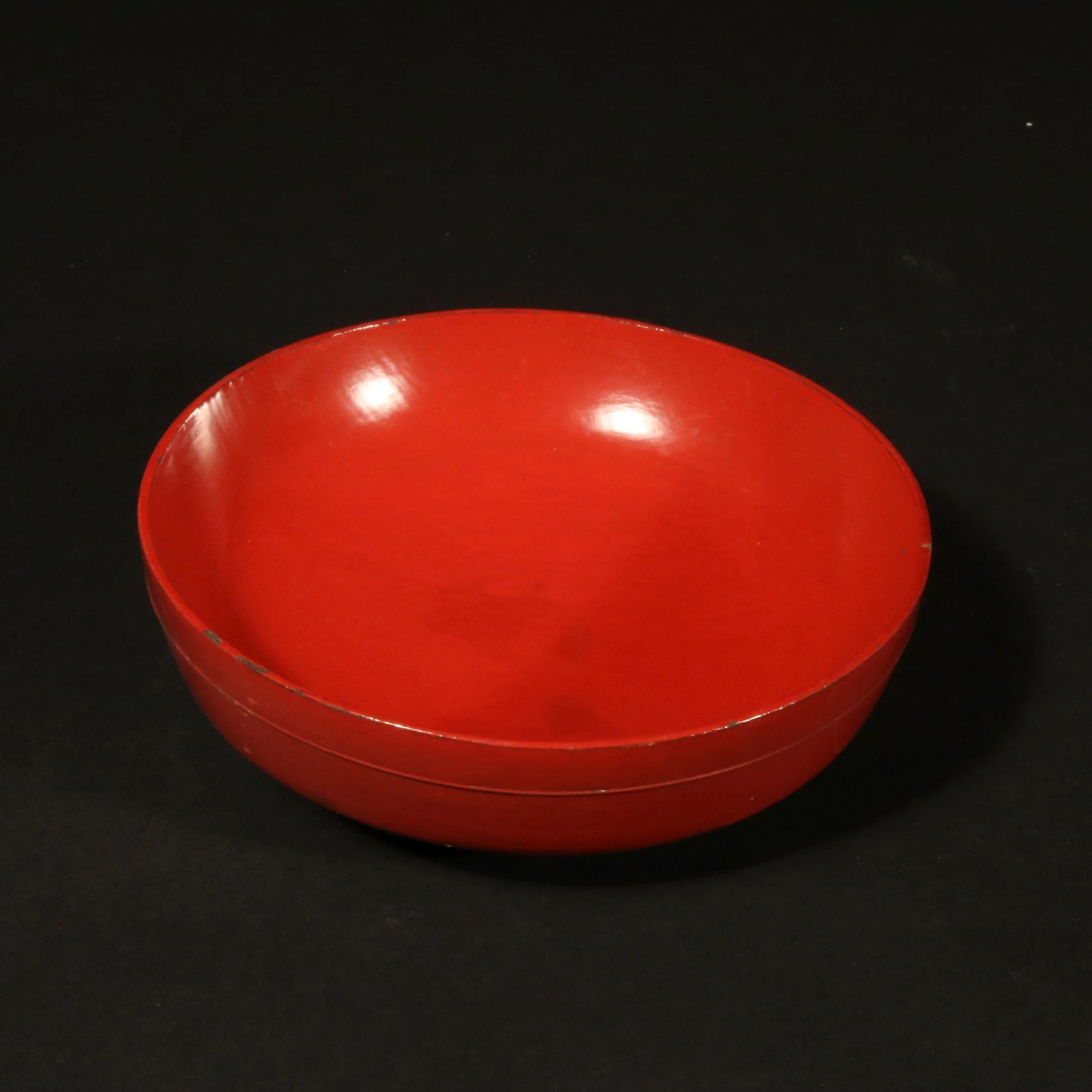 Red Lacquer Bowl Ca. 1930