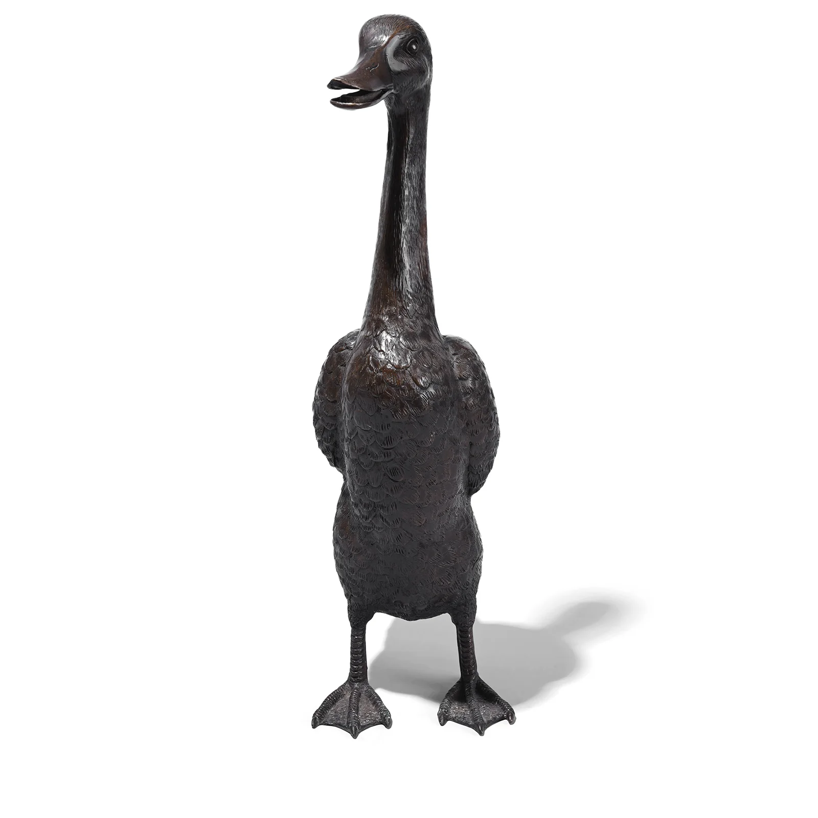 Japanese Bronze Duck Okimono - Meiji Era (Late 19thC) - Image 5