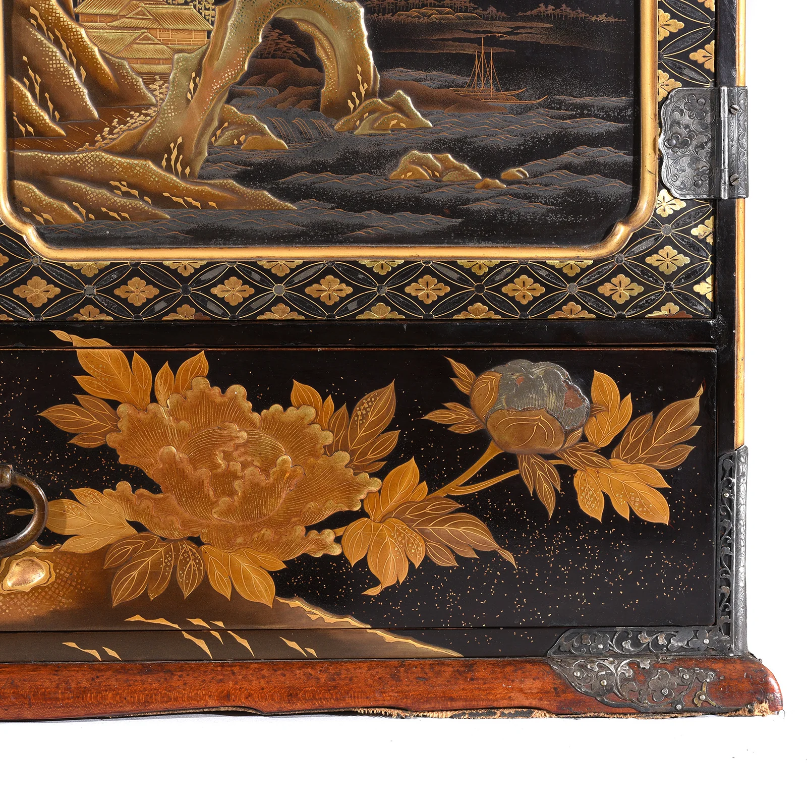 Japanese Gilt Lacquer Kodansu Jewellery Cabinet - Meiji Period - Image 11
