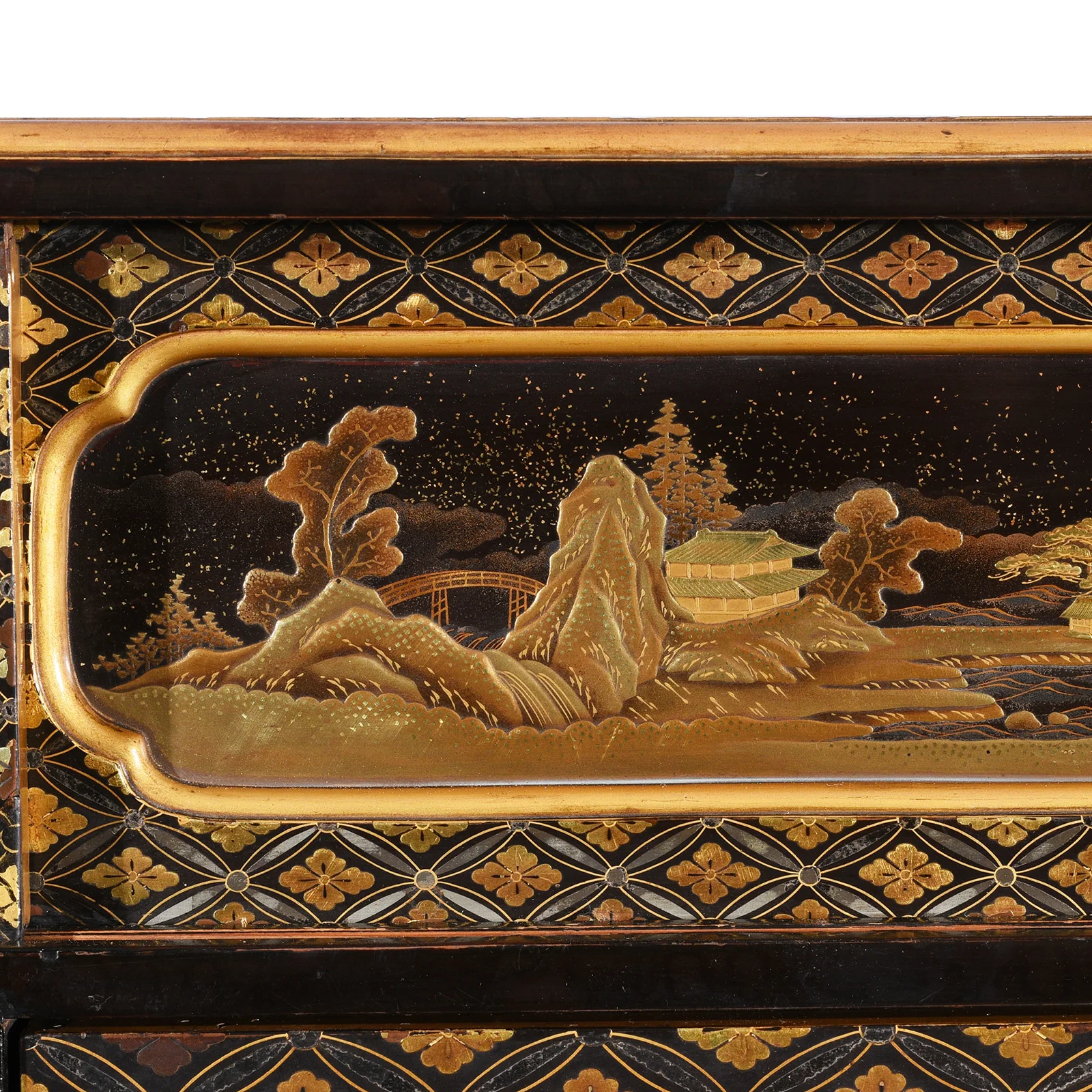 Japanese Gilt Lacquer Kodansu Jewellery Cabinet - Meiji Period - Image 12