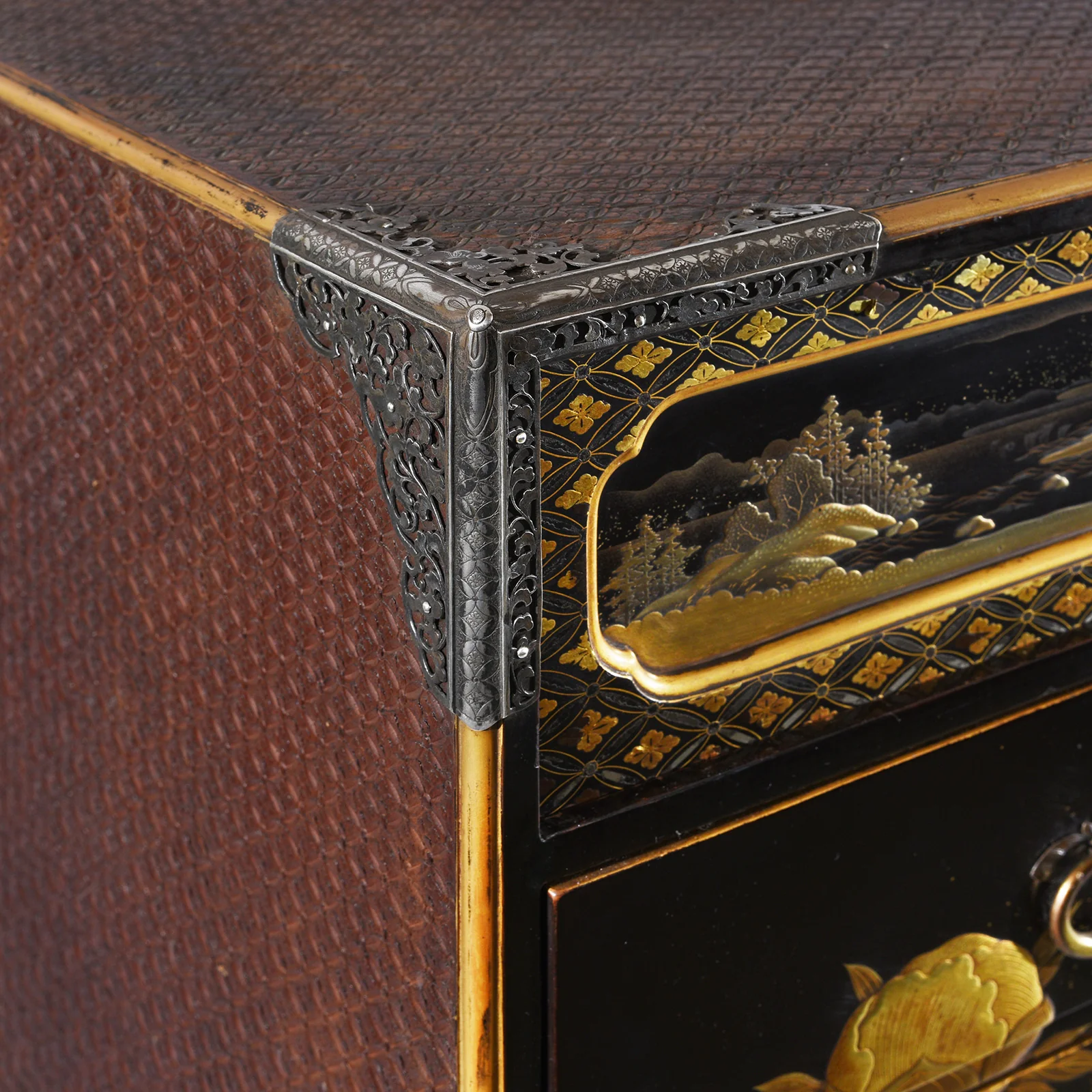 Japanese Gilt Lacquer Kodansu Jewellery Cabinet - Meiji Period - Image 13
