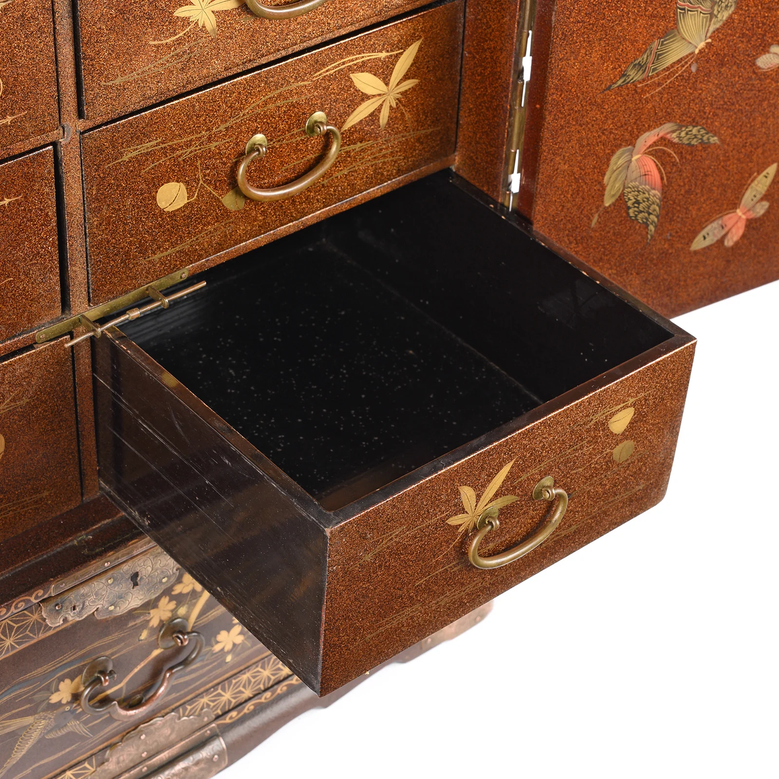 Japanese Gilt Lacquer Kodansu Jewellery Cabinet - Meiji Period - Image 17