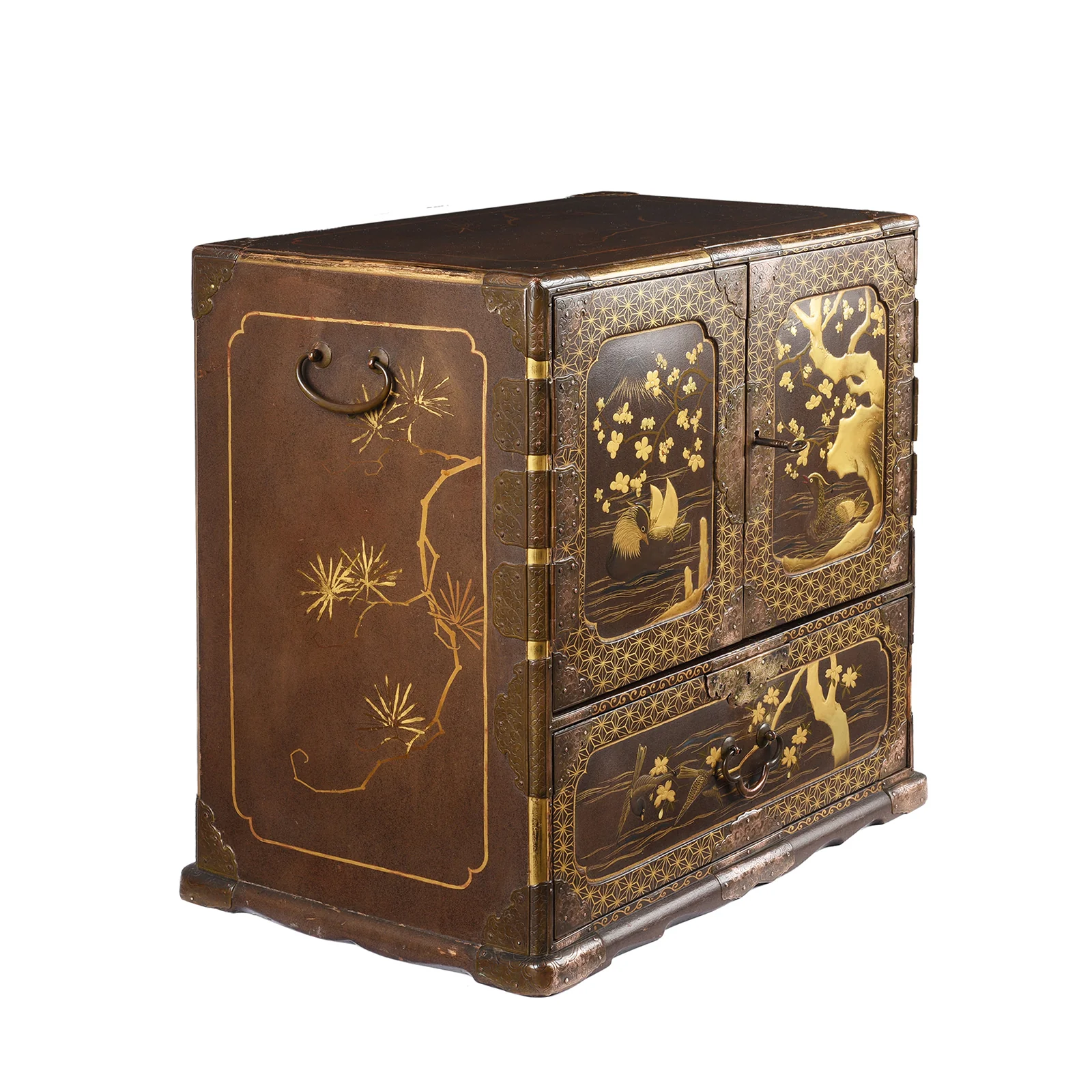 Japanese Gilt Lacquer Kodansu Jewellery Cabinet - Meiji Period - Image 3