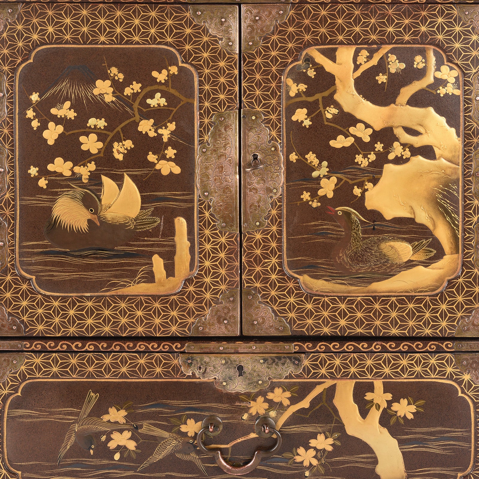 Japanese Gilt Lacquer Kodansu Jewellery Cabinet - Meiji Period - Image 4
