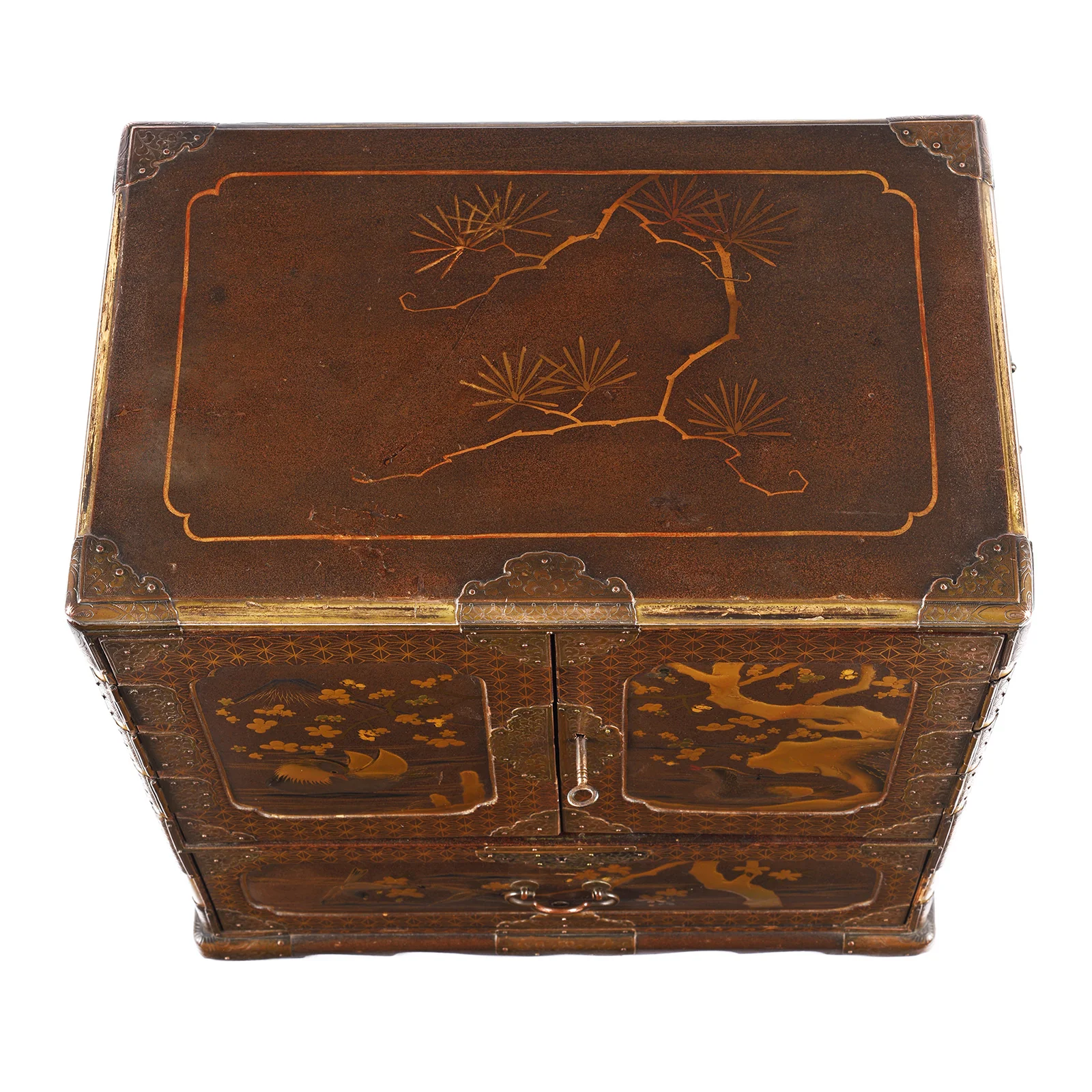 Japanese Gilt Lacquer Kodansu Jewellery Cabinet - Meiji Period - Image 6