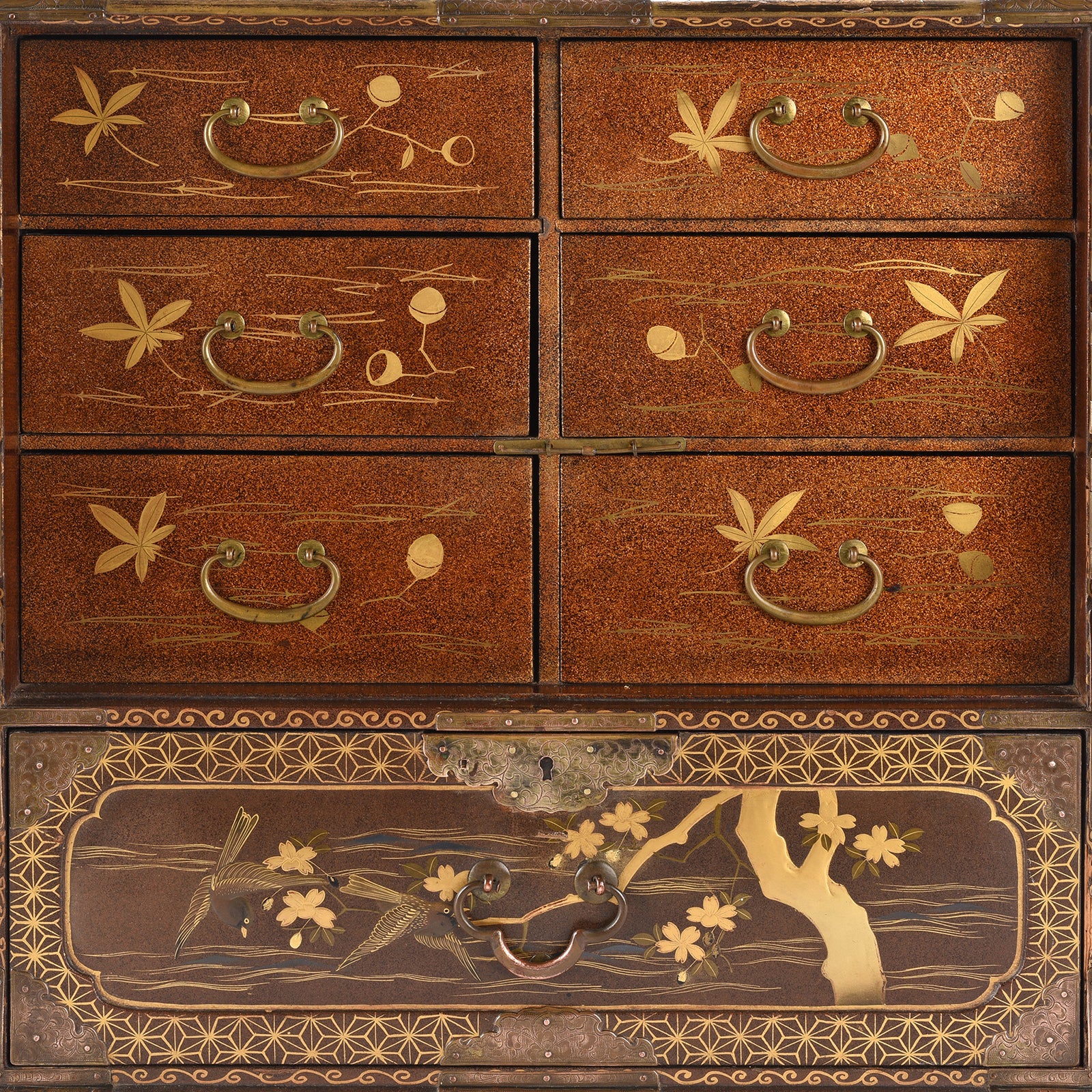 Japanese Gilt Lacquer Kodansu Jewellery Cabinet - Meiji Period - Image 8