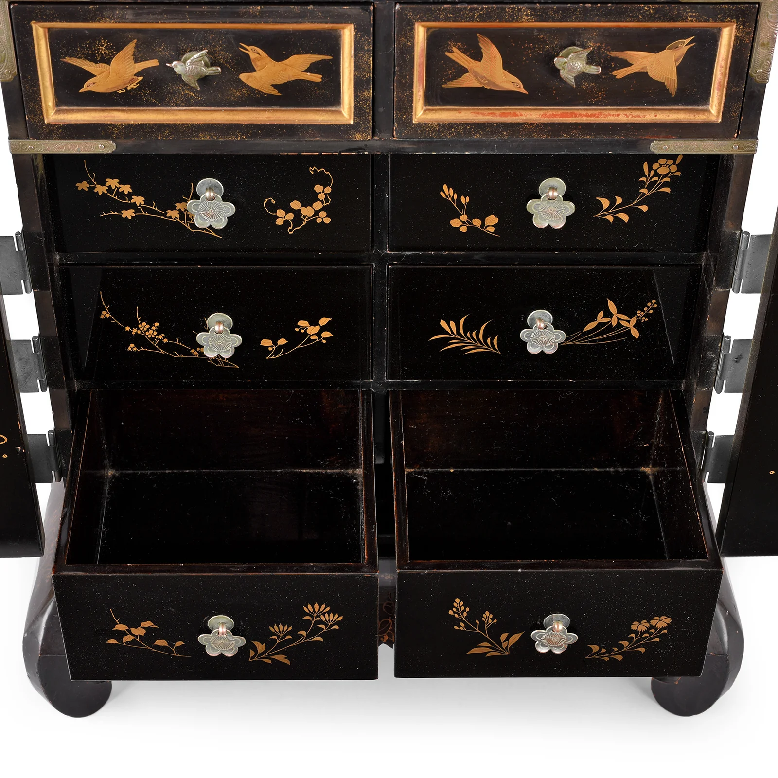 Japanese Gilt Lacquer Kodansu Jewellery Cabinet - Meiji Period - Image 10
