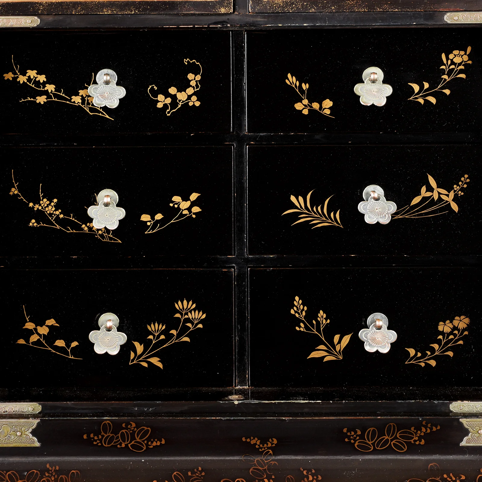 Japanese Gilt Lacquer Kodansu Jewellery Cabinet - Meiji Period - Image 11