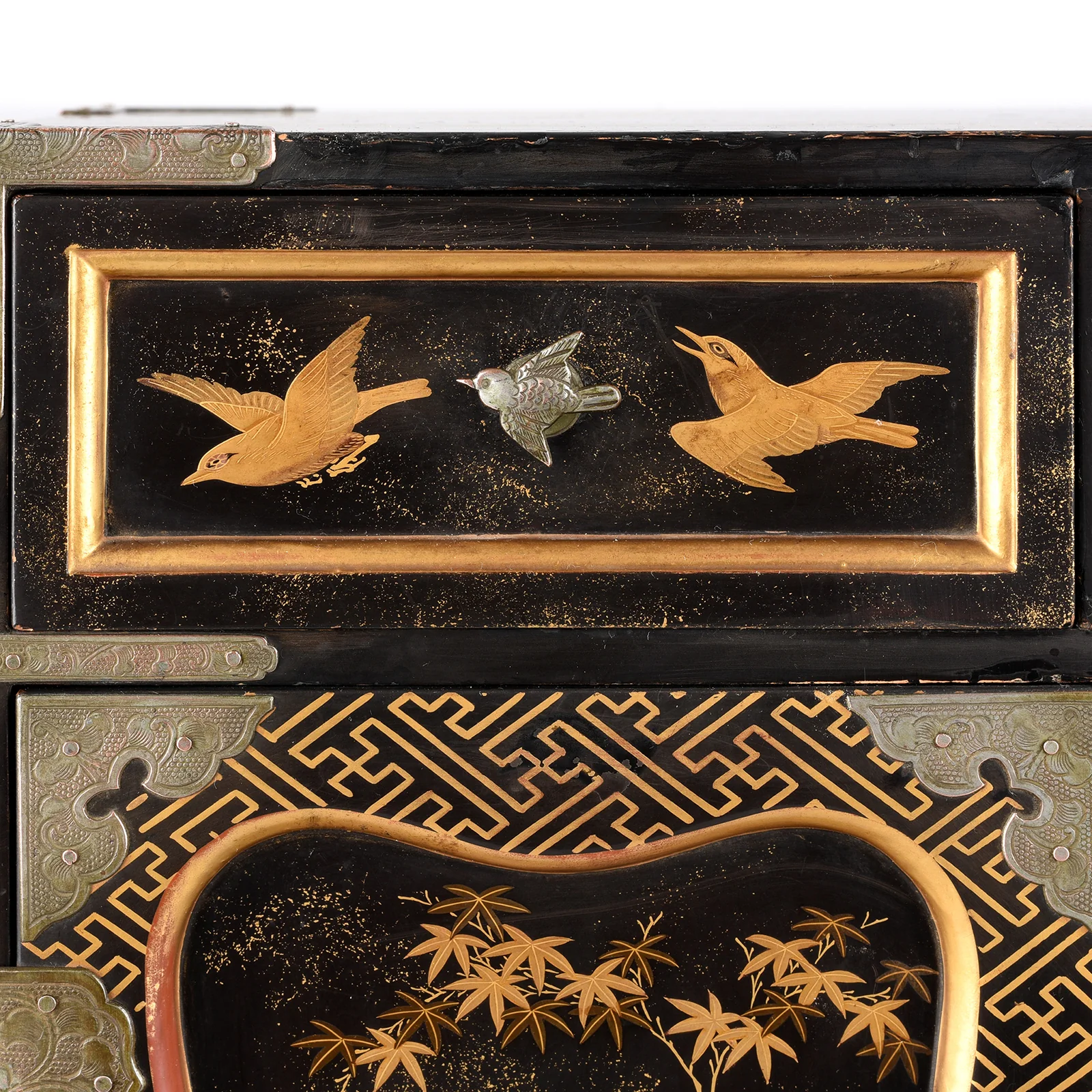 Japanese Gilt Lacquer Kodansu Jewellery Cabinet - Meiji Period - Image 14