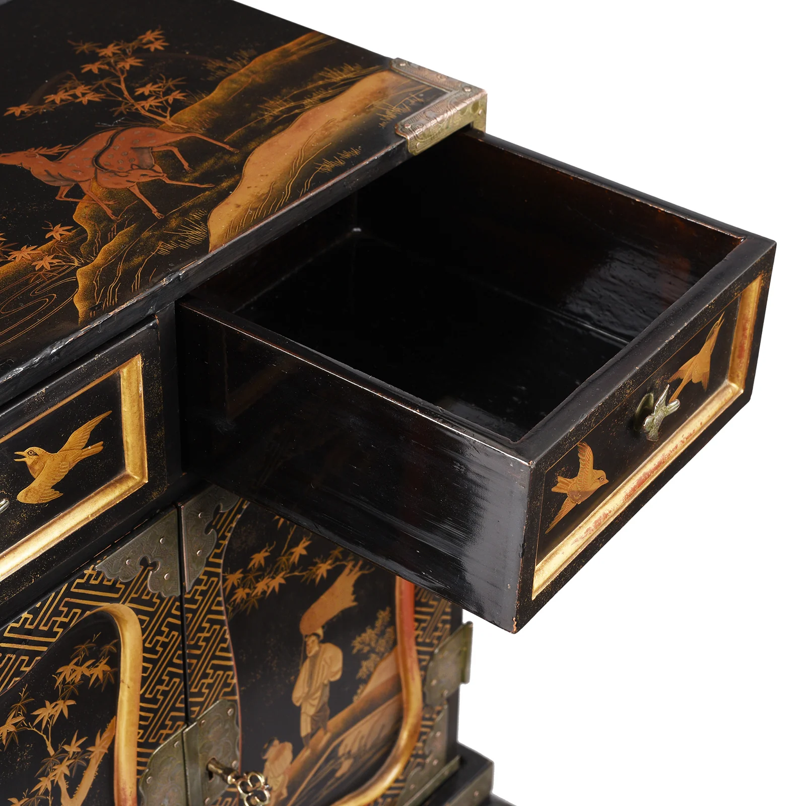 Japanese Gilt Lacquer Kodansu Jewellery Cabinet - Meiji Period - Image 15