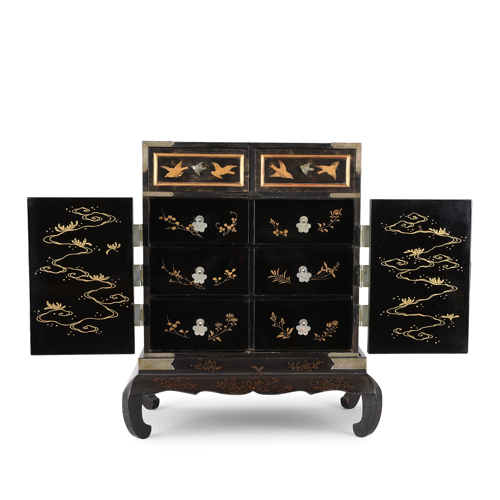 Japanese Gilt Lacquer Kodansu Jewellery Cabinet - Meiji Period - Image 3