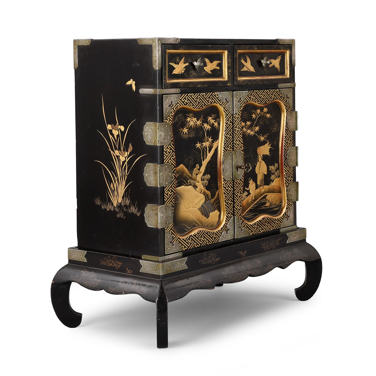 Japanese Gilt Lacquer Kodansu Jewellery Cabinet - Meiji Period - Image 4