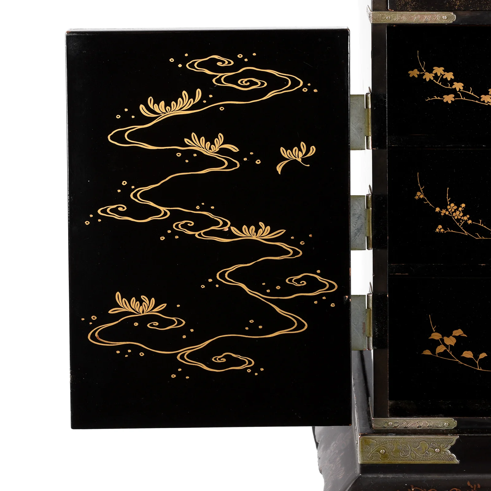 Japanese Gilt Lacquer Kodansu Jewellery Cabinet - Meiji Period - Image 8