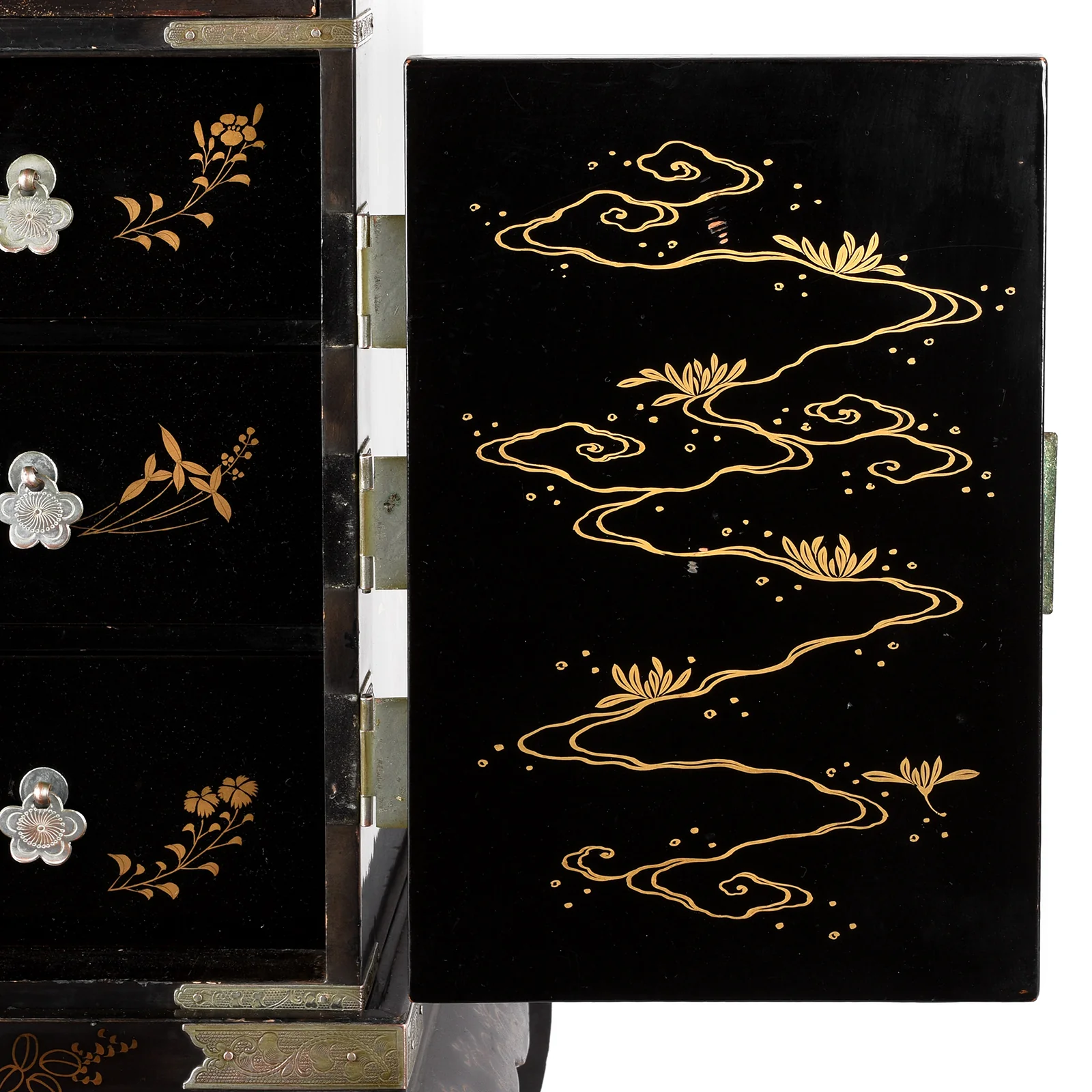 Japanese Gilt Lacquer Kodansu Jewellery Cabinet - Meiji Period - Image 9