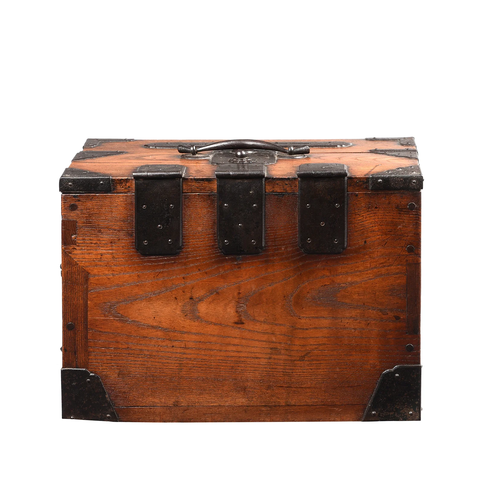 Japanese Keyaki Zenibako Money Box - 19thC - Image 5