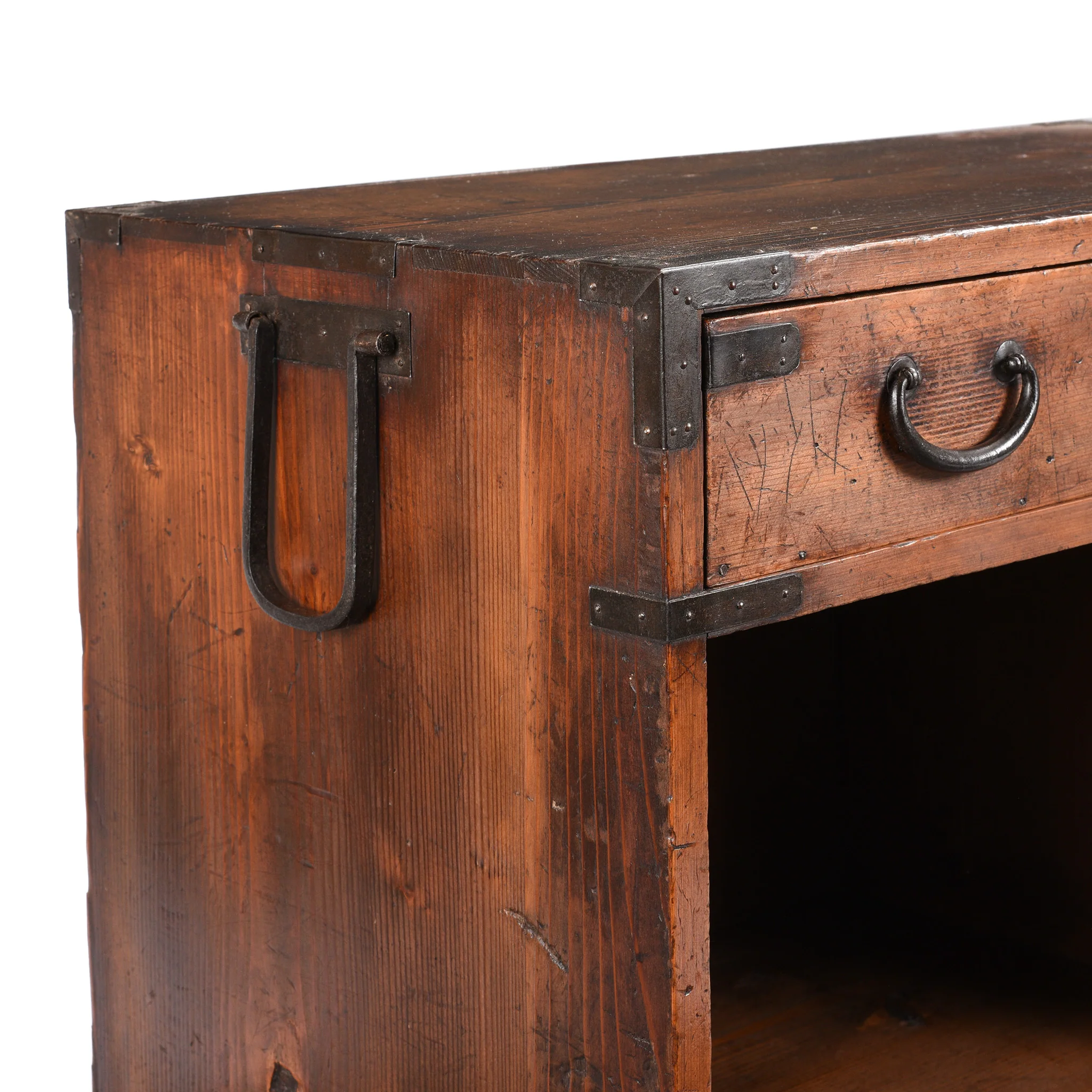 Japanese Side Tansu - Edo Period - Image 12