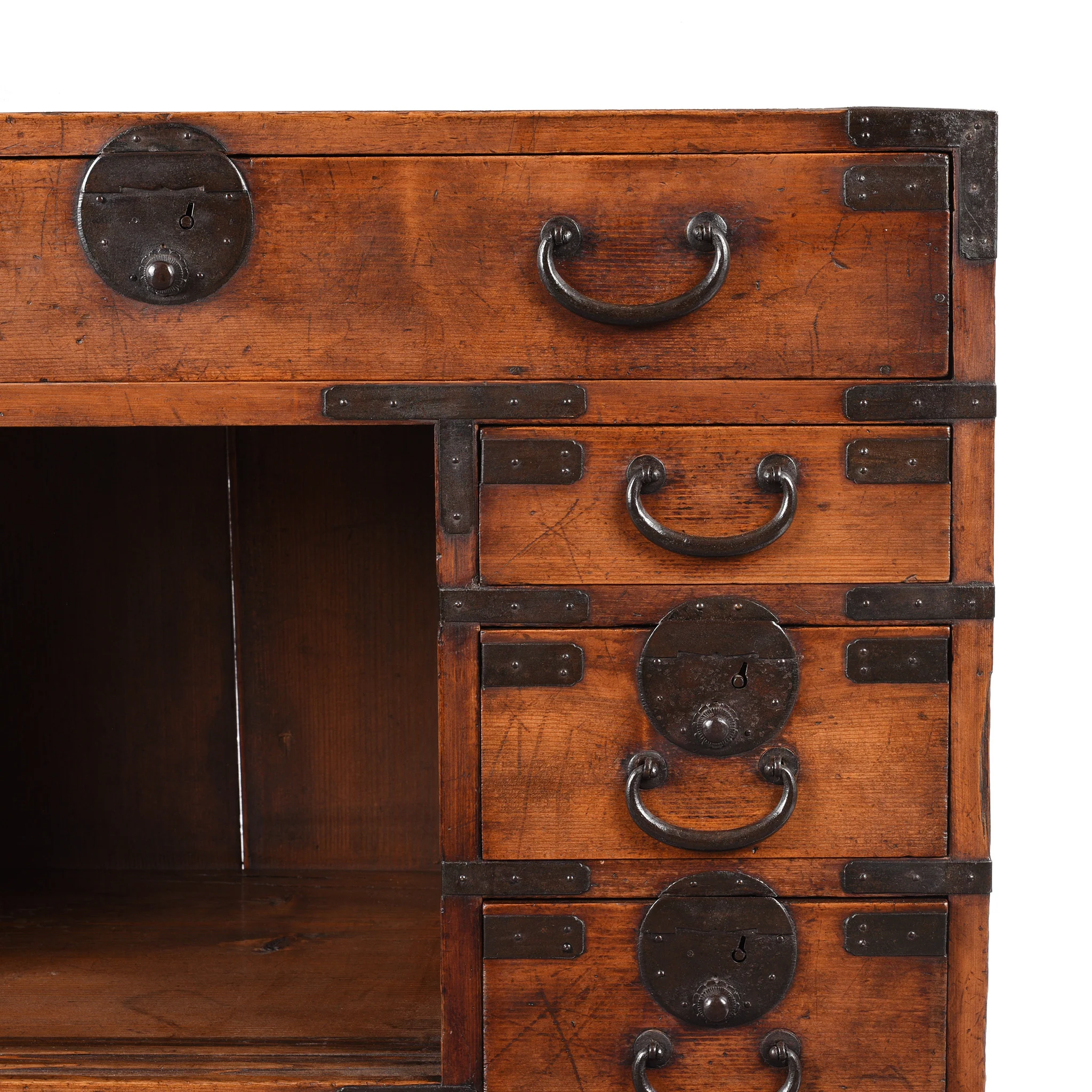 Japanese Side Tansu - Edo Period - Image 2