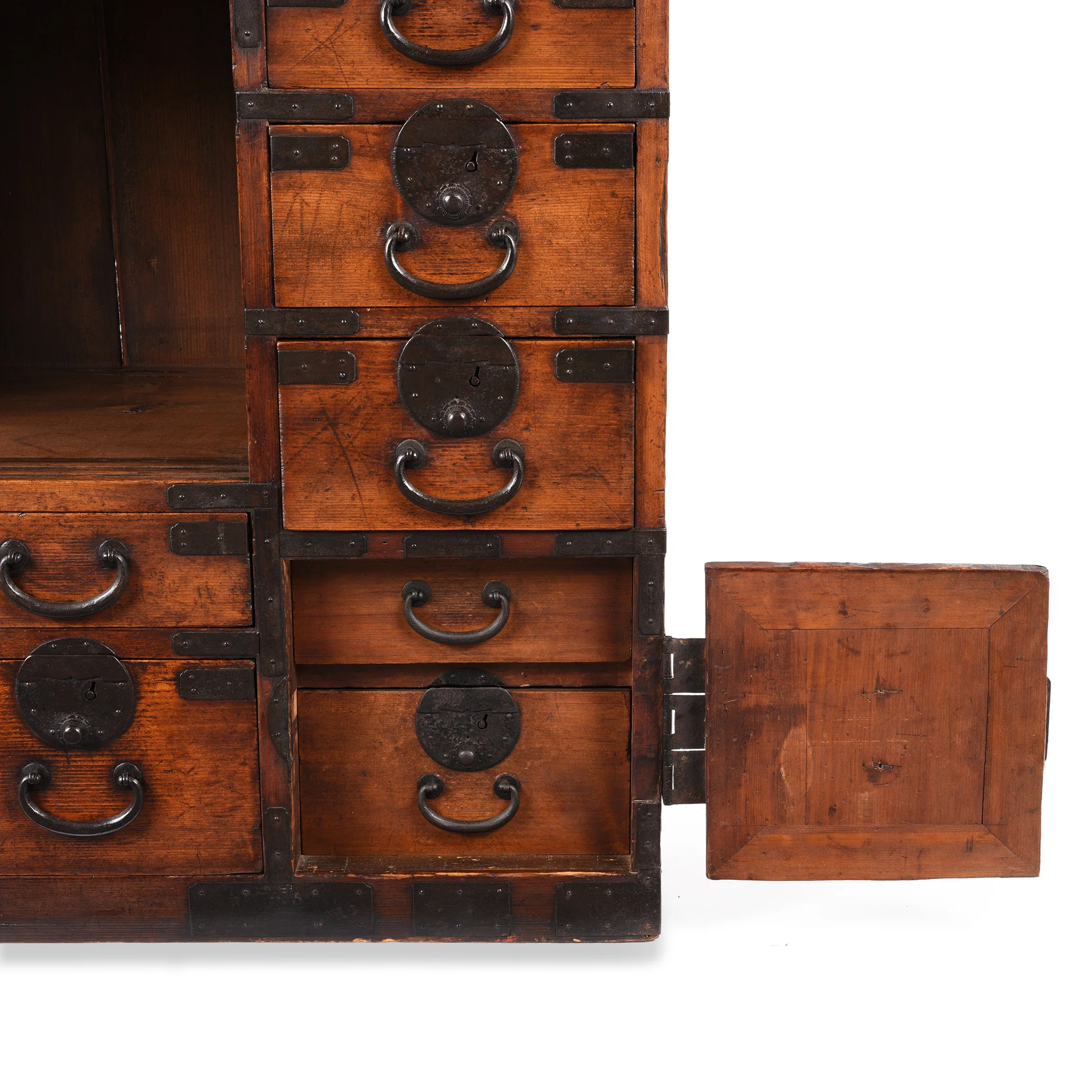 Japanese Side Tansu - Edo Period - Image 4