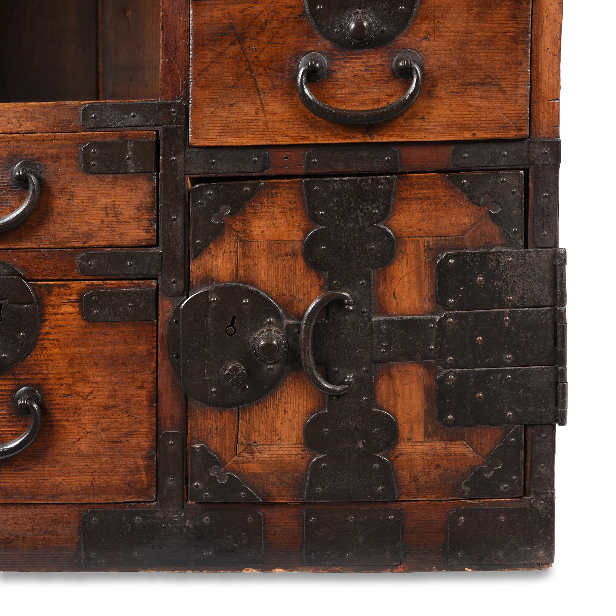Japanese Side Tansu - Edo Period - Image 5