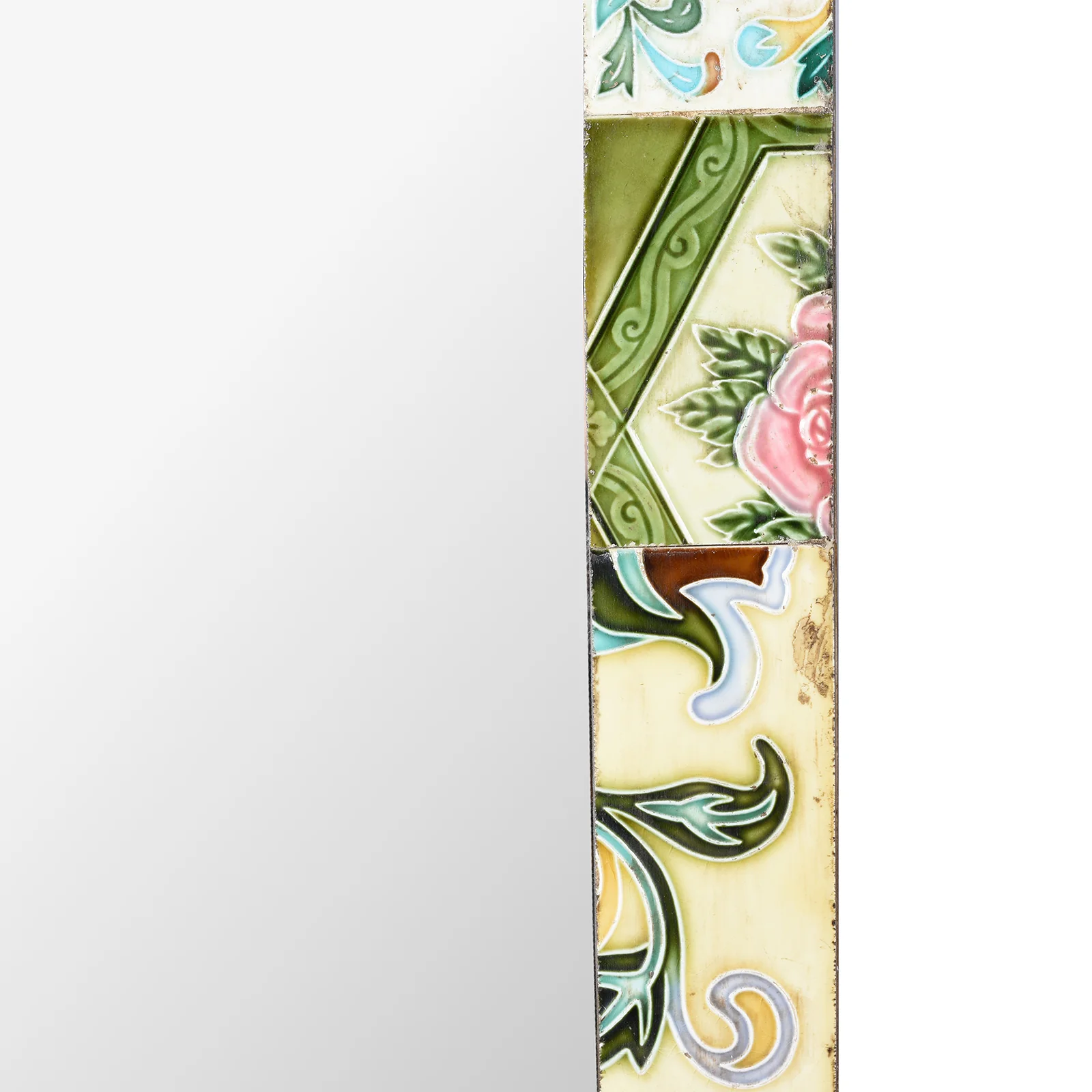 Mirror Made From Old Japanese Ceramic Tiles - Circa 1920 - Image 5