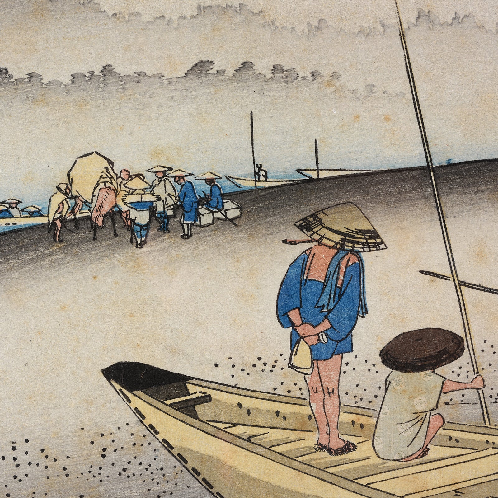 Mitsuke; Tenryugawa Ferry, From '53 Stations of The Tokaido' by Hiroshige - Image 4