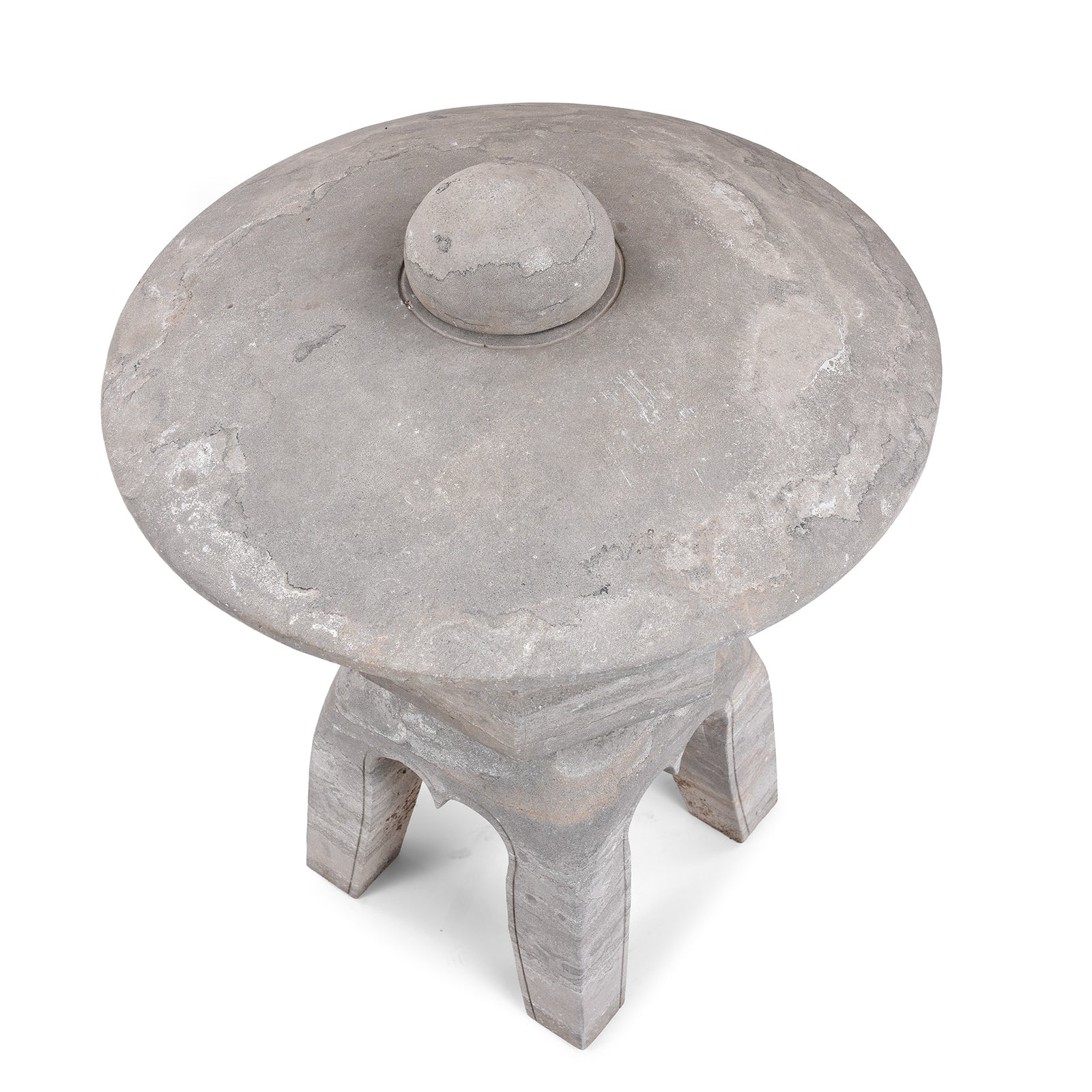 Japanese Style Yukimi Stone Snow Lantern - Image 3