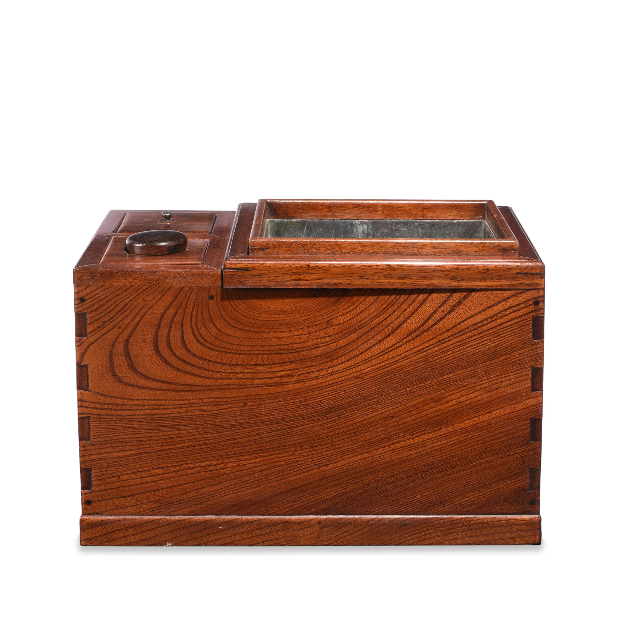 Japanese Zelkova Hibachi - Early 20th Century - Image 10