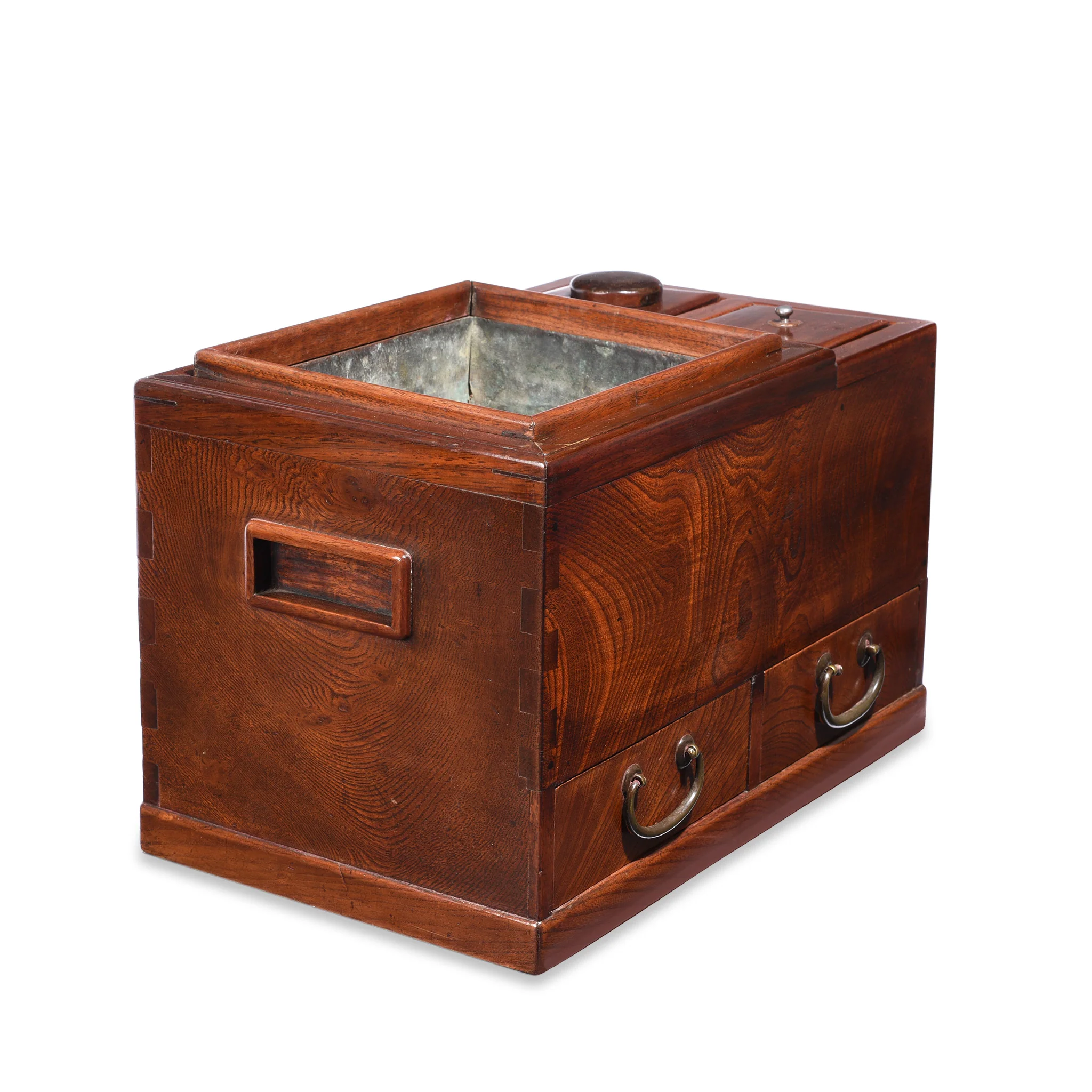 Japanese Zelkova Hibachi - Early 20th Century - Image 3