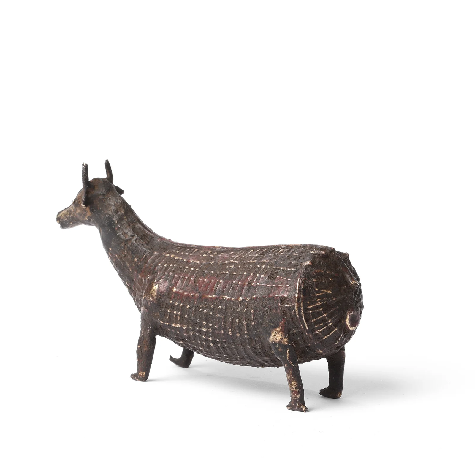 Kondh Dhokra Bronze Zebu Bull From Orissa - 19th Century - Image 4