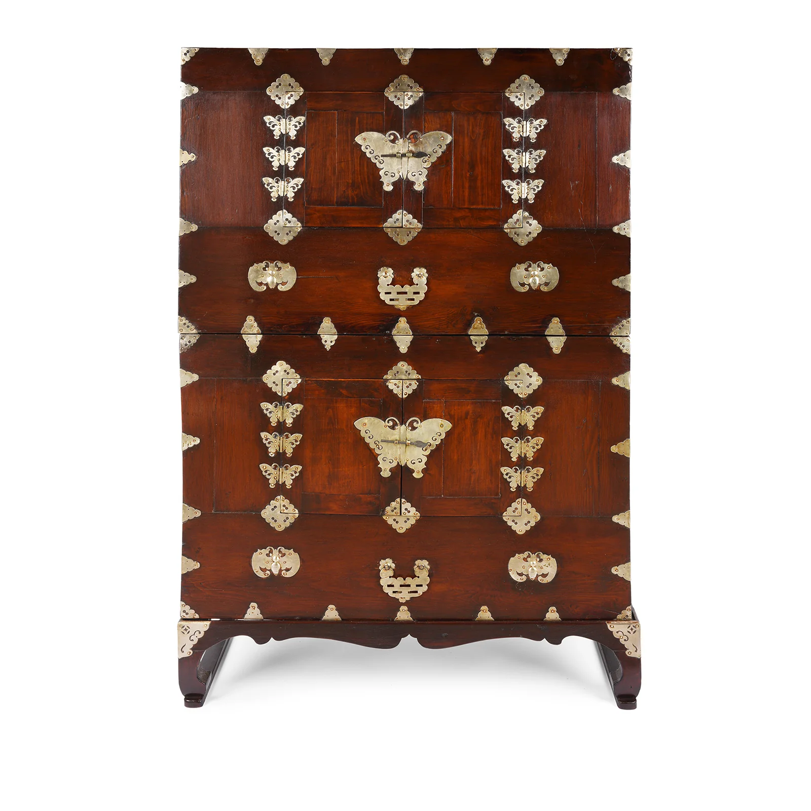 Korean Ich Un Nong Butterfly Cabinet - Ca 1910