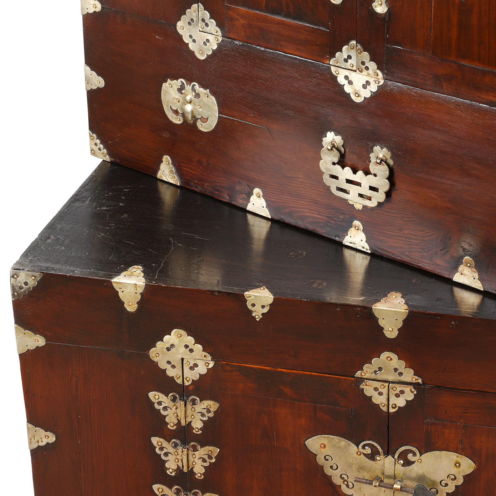 Korean Ich Un Nong Butterfly Cabinet - Ca 1910 - Image 5