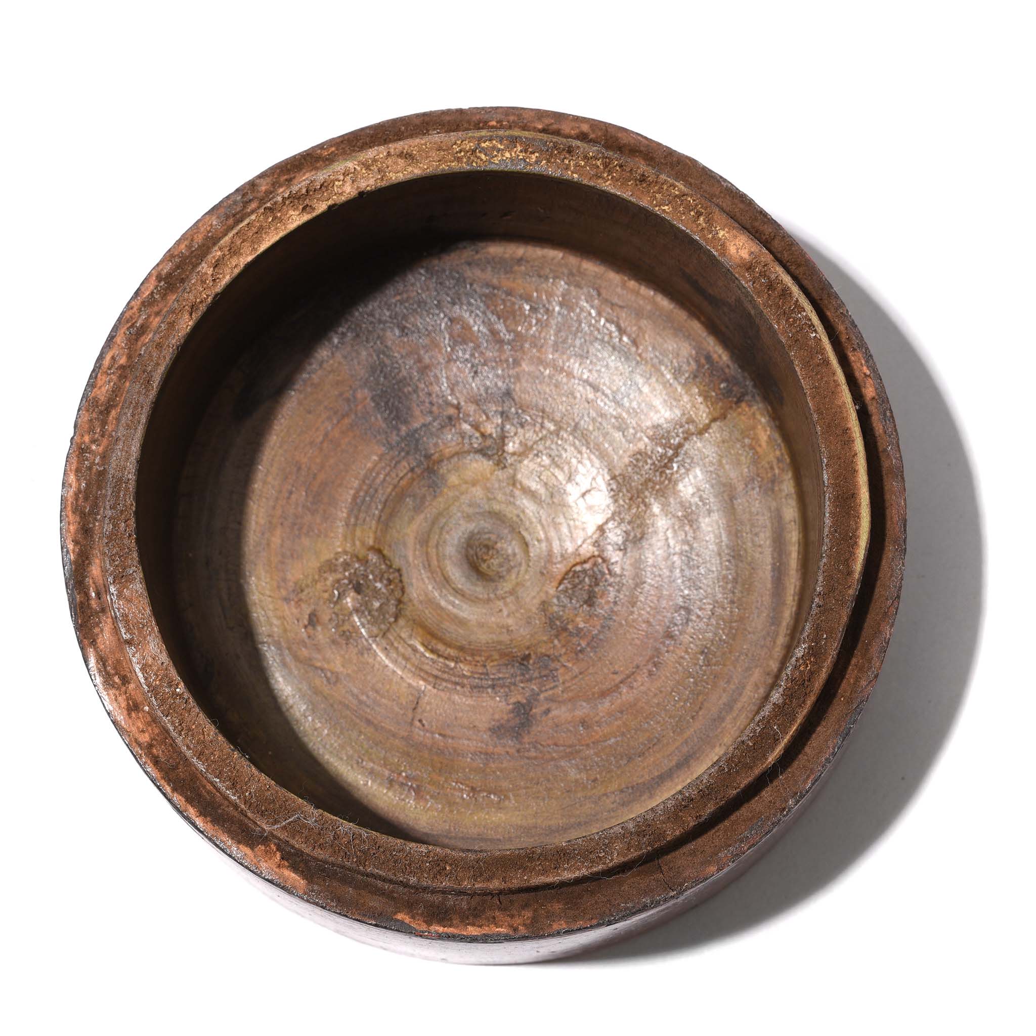 Old Painted Lacquer Pot From Rajasthan - Early 20thC - Image 3
