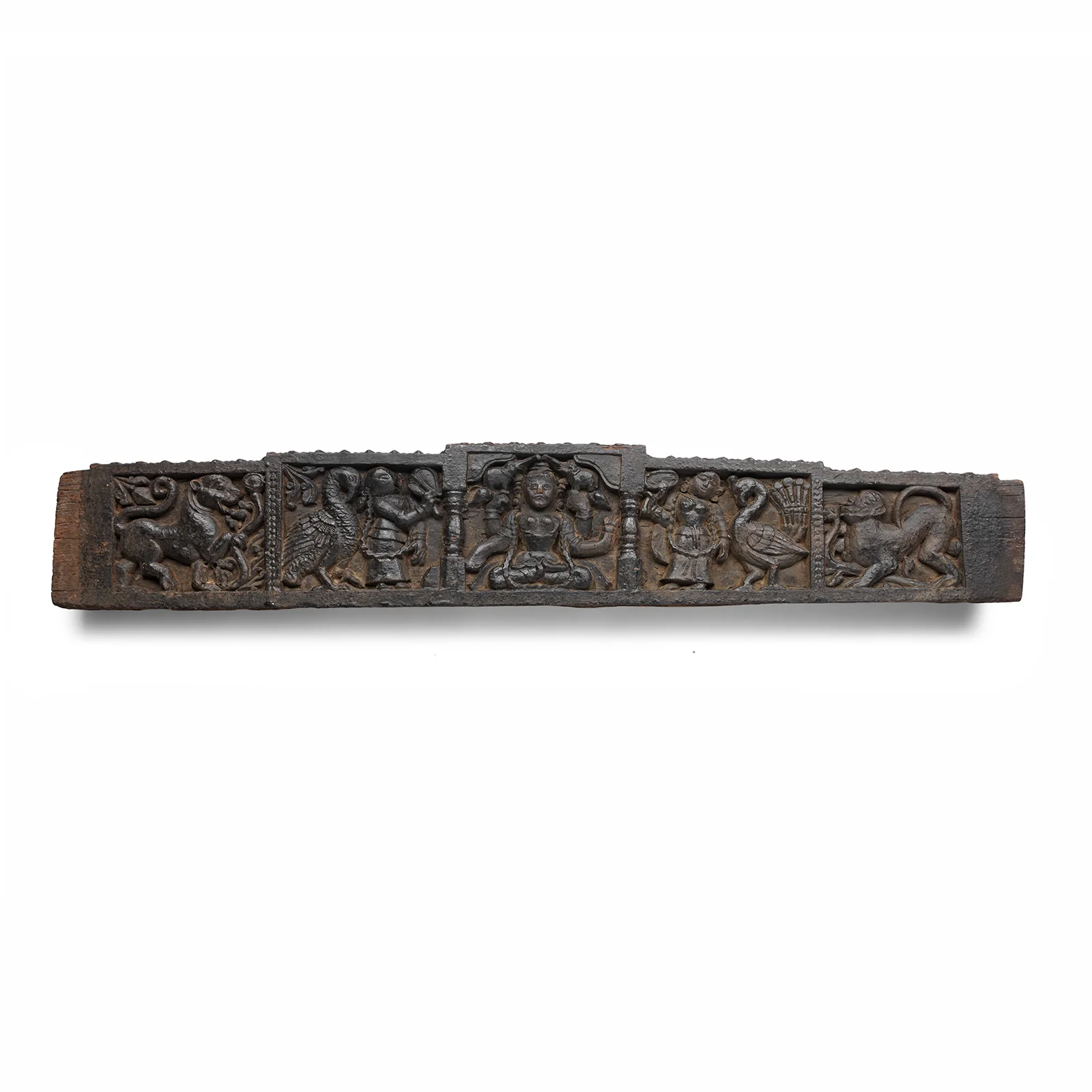 Carved Lintel Panel From Andhra Pradesh - 18thC - Image 2