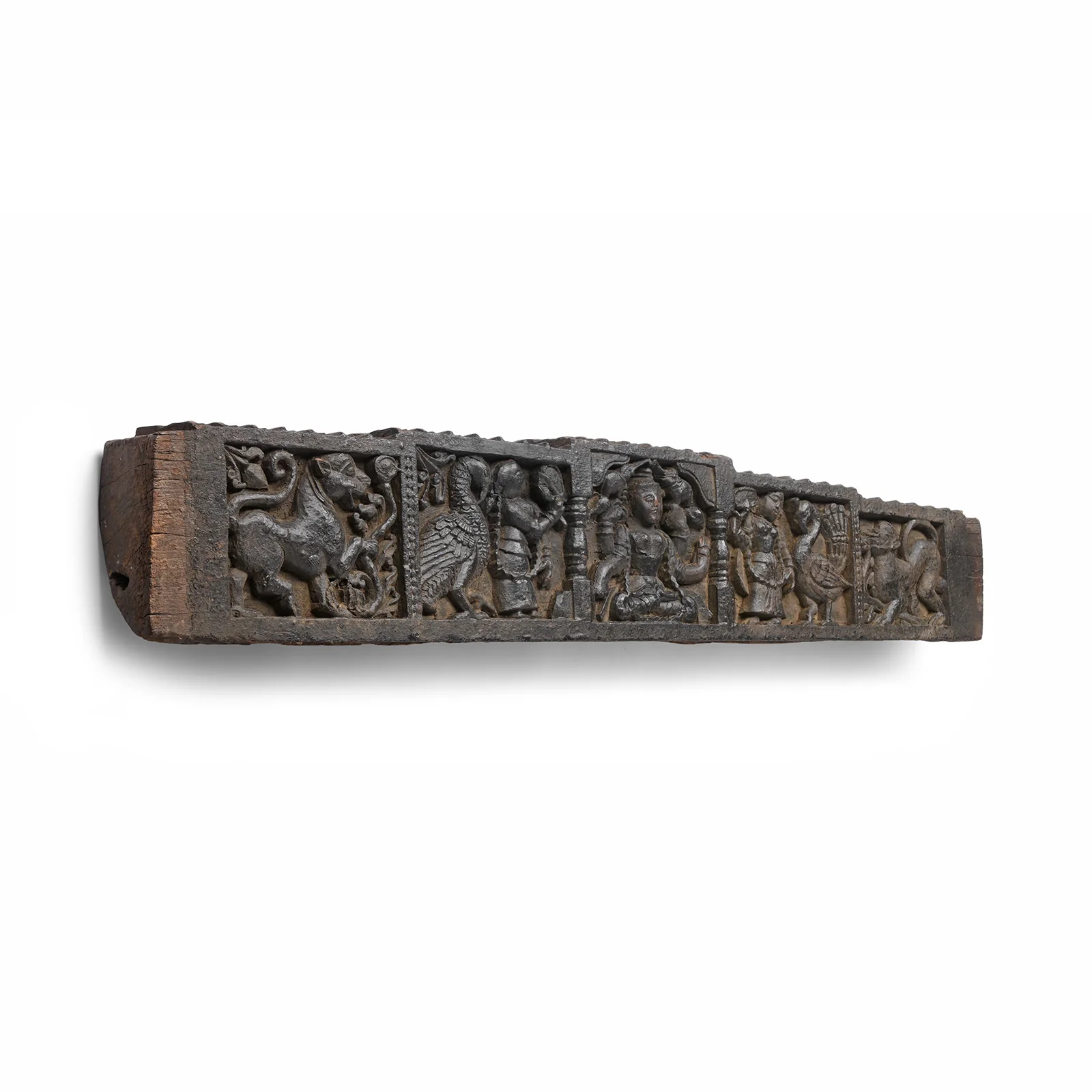 Carved Lintel Panel From Andhra Pradesh - 18thC - Image 3