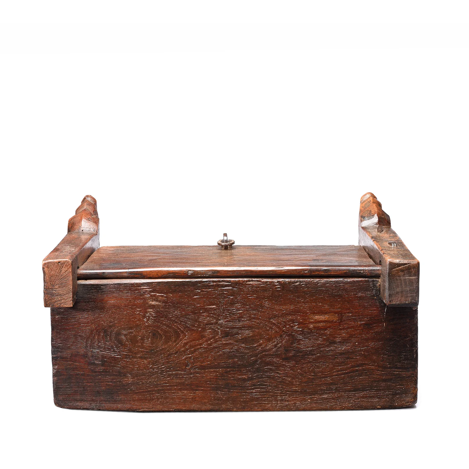 Carved Indian Harpa Box From Banswara - 19th Century - Image 3