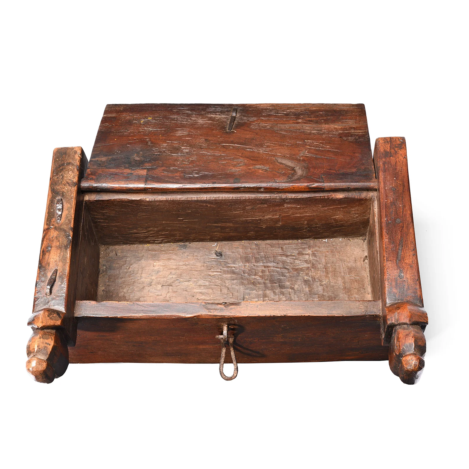 Carved Indian Harpa Box From Banswara - 19th Century - Image 4