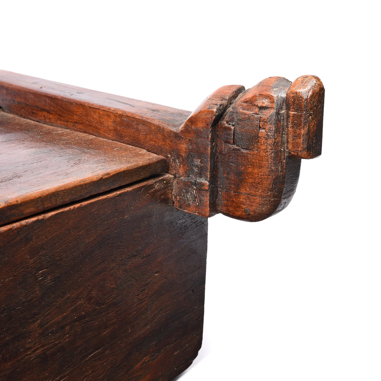 Carved Indian Harpa Box From Banswara - 19th Century - Image 6